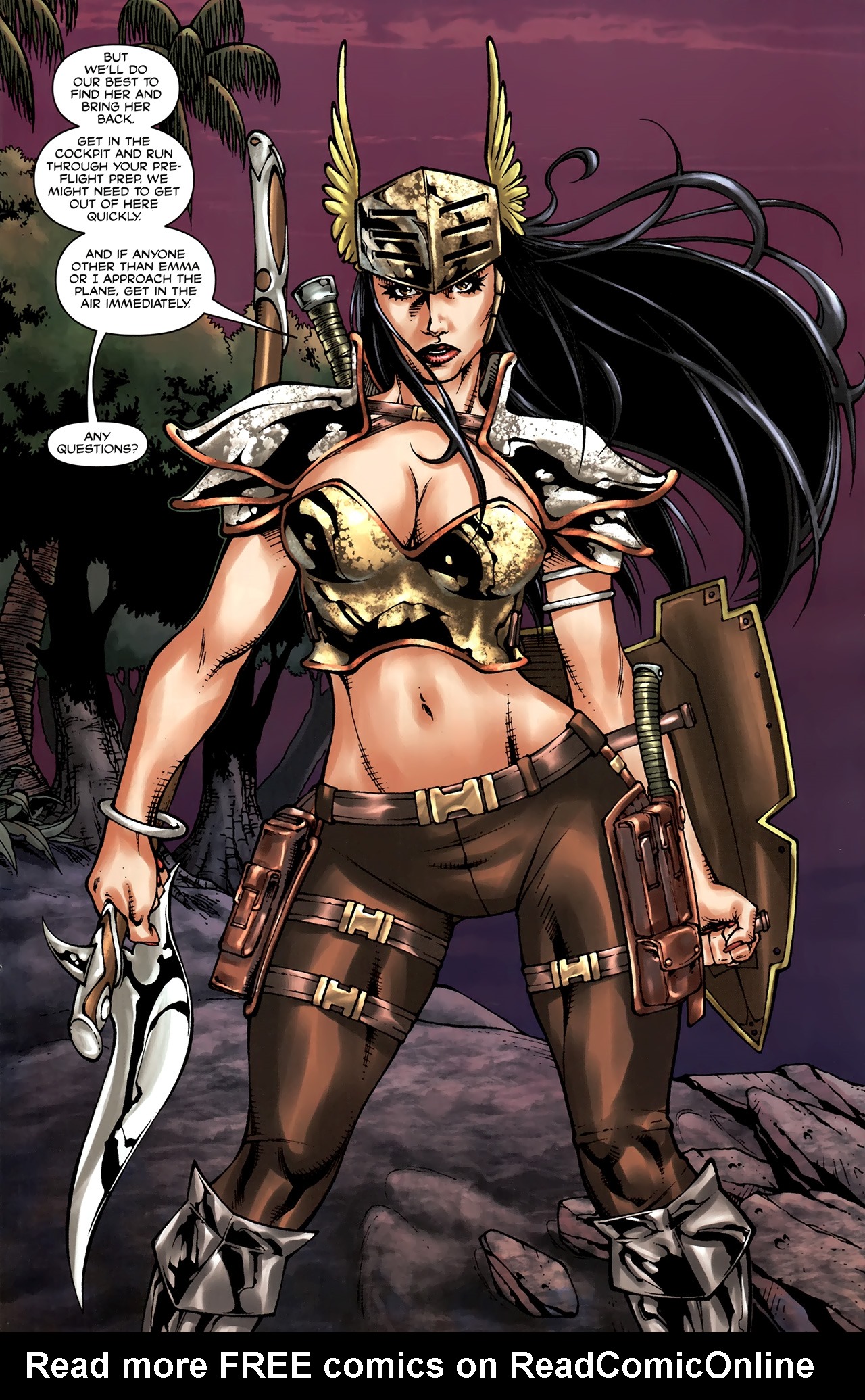 Read online War Goddess comic -  Issue #1 - 9