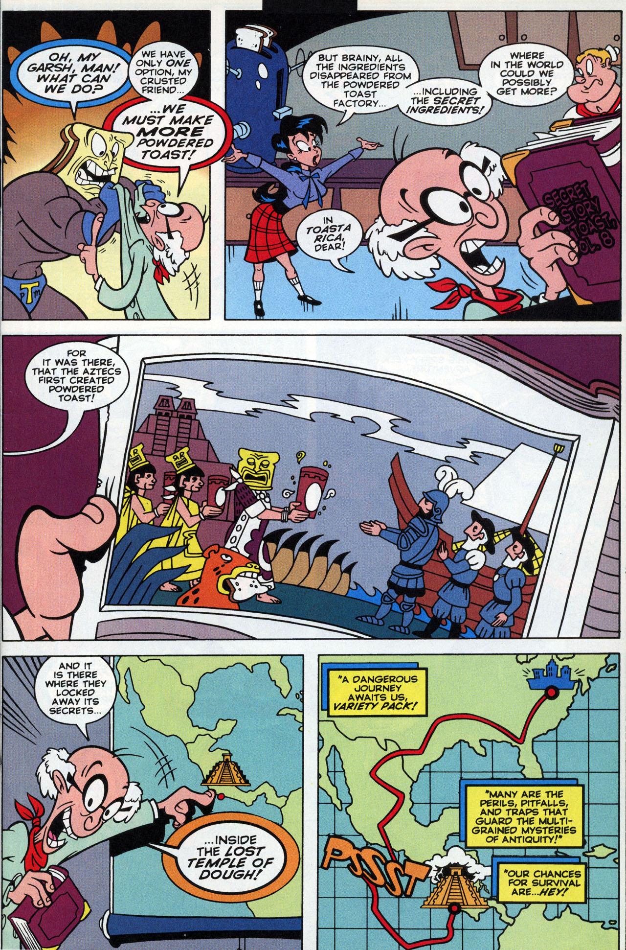 Read online The Ren & Stimpy Show Special: Powdered Toastman's Cereal Serial comic -  Issue # Full - 9