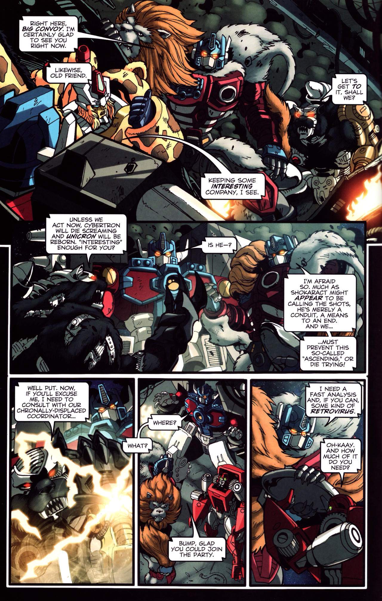 Read online Transformers: Beast Wars: The Ascending comic -  Issue #4 - 8