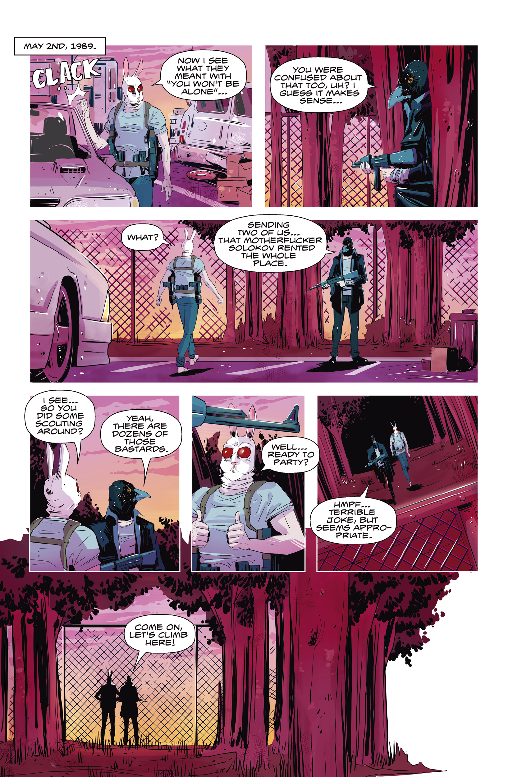 Read online Hotline Miami Wildlife comic -  Issue #4 - 9