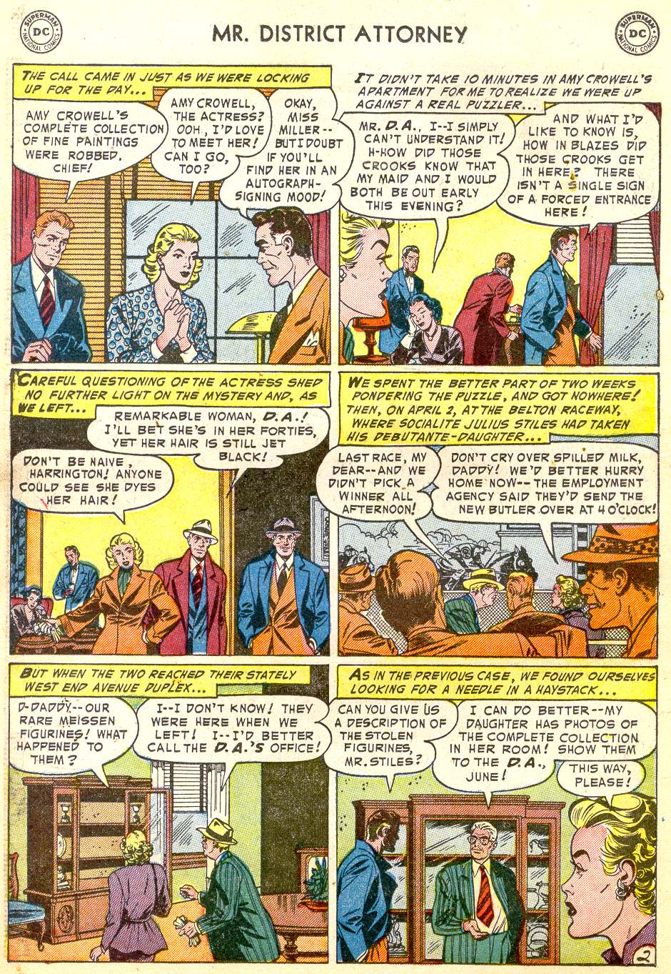 Read online Mr. District Attorney comic -  Issue #39 - 14