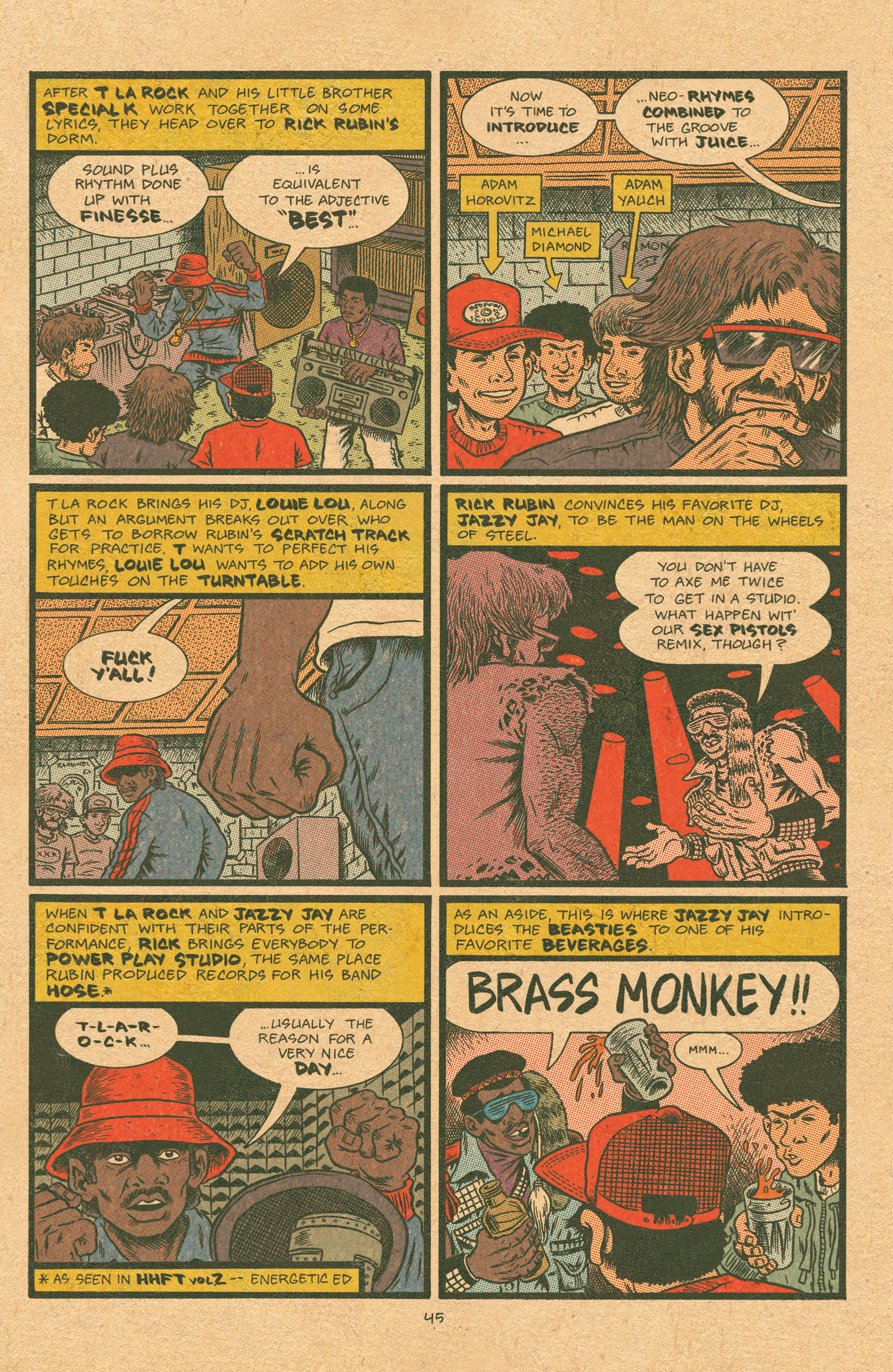 Read online Free Comic Book Day 2015 comic -  Issue # Hip Hop Family Tree Three-in-One - Featuring Cosplayers - 19