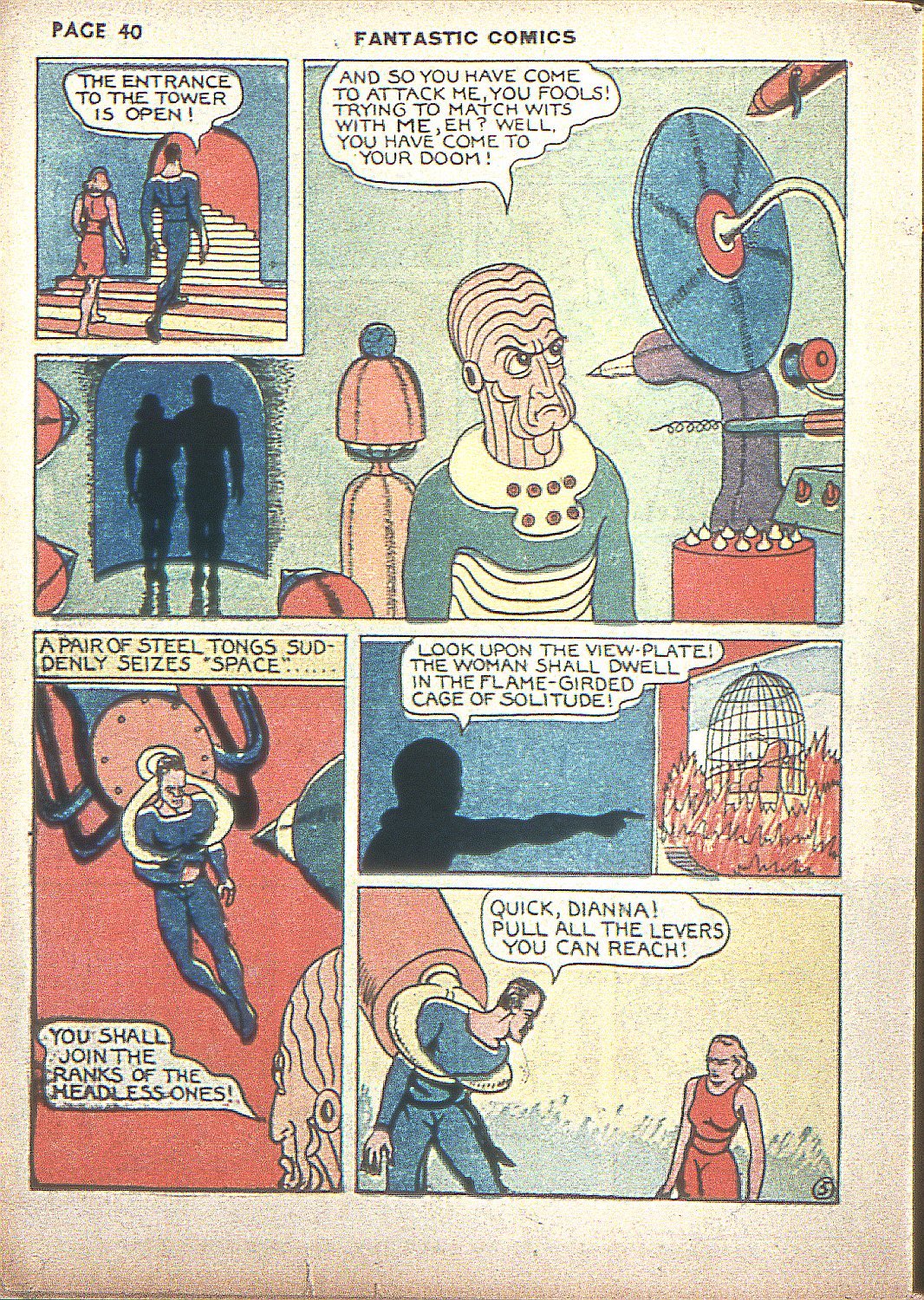 Read online Fantastic Comics comic -  Issue #4 - 41