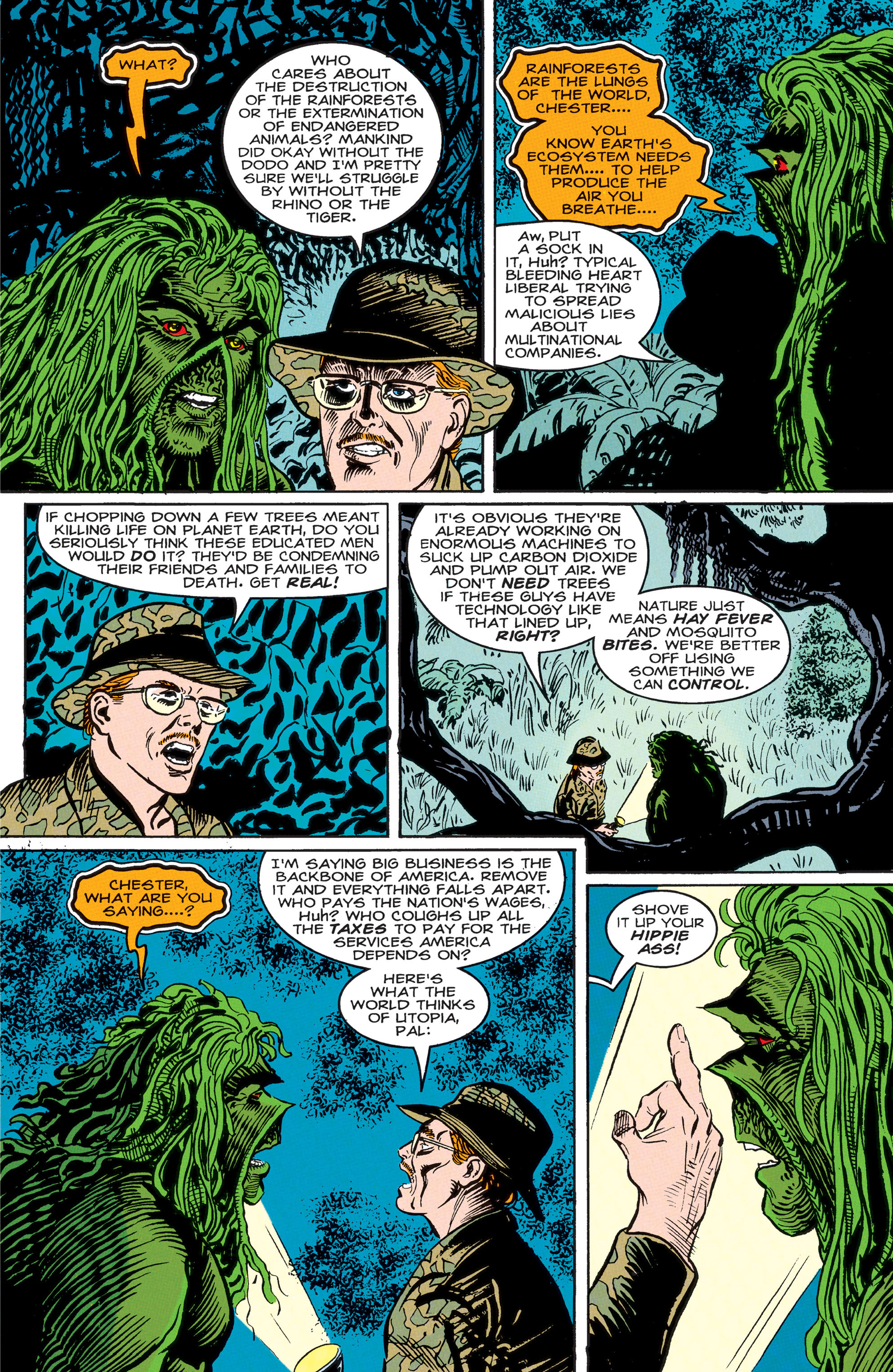 Read online Swamp Thing (1982) comic -  Issue # _TPB - Trial by Fire - 123