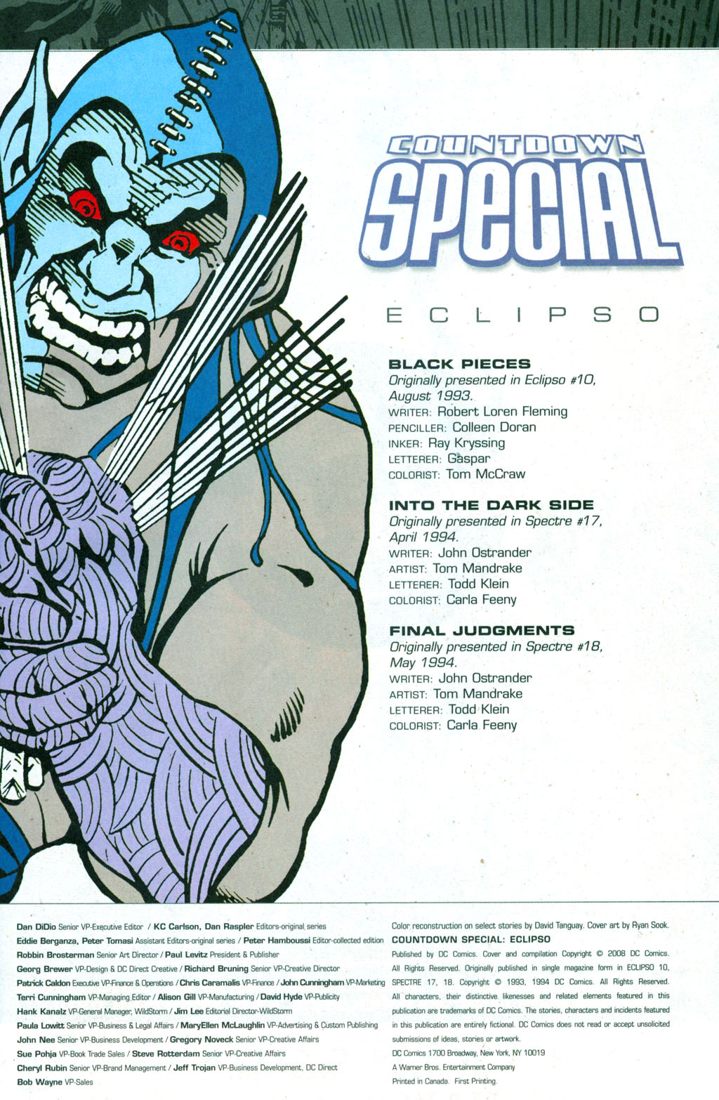Read online Countdown Special: Eclipso comic -  Issue # Full - 2