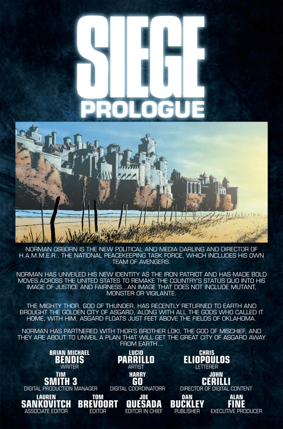 Read online Siege Prologue comic -  Issue # Full - 2