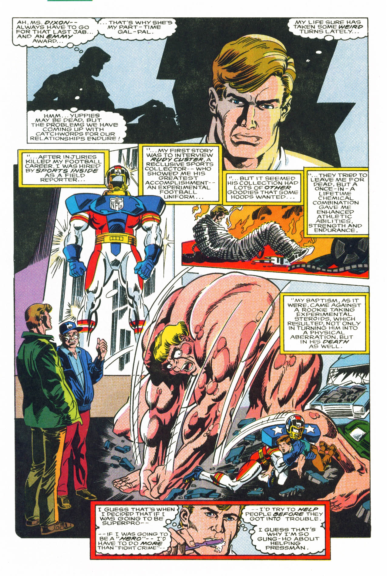 Read online NFL SuperPro comic -  Issue #1 - 12