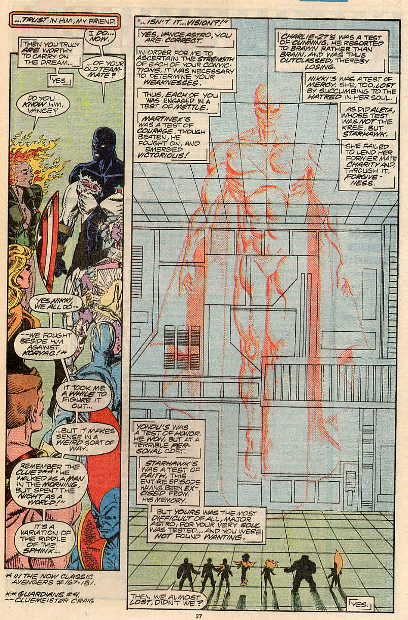 Read online Guardians of the Galaxy (1990) comic -  Issue #6 - 21