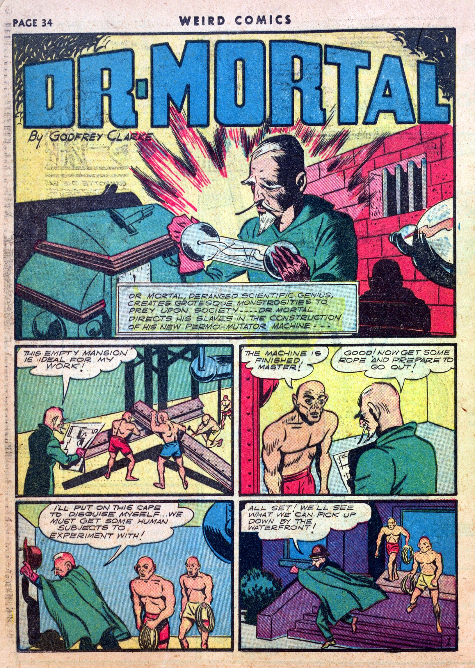 Read online Weird Comics comic -  Issue #14 - 35