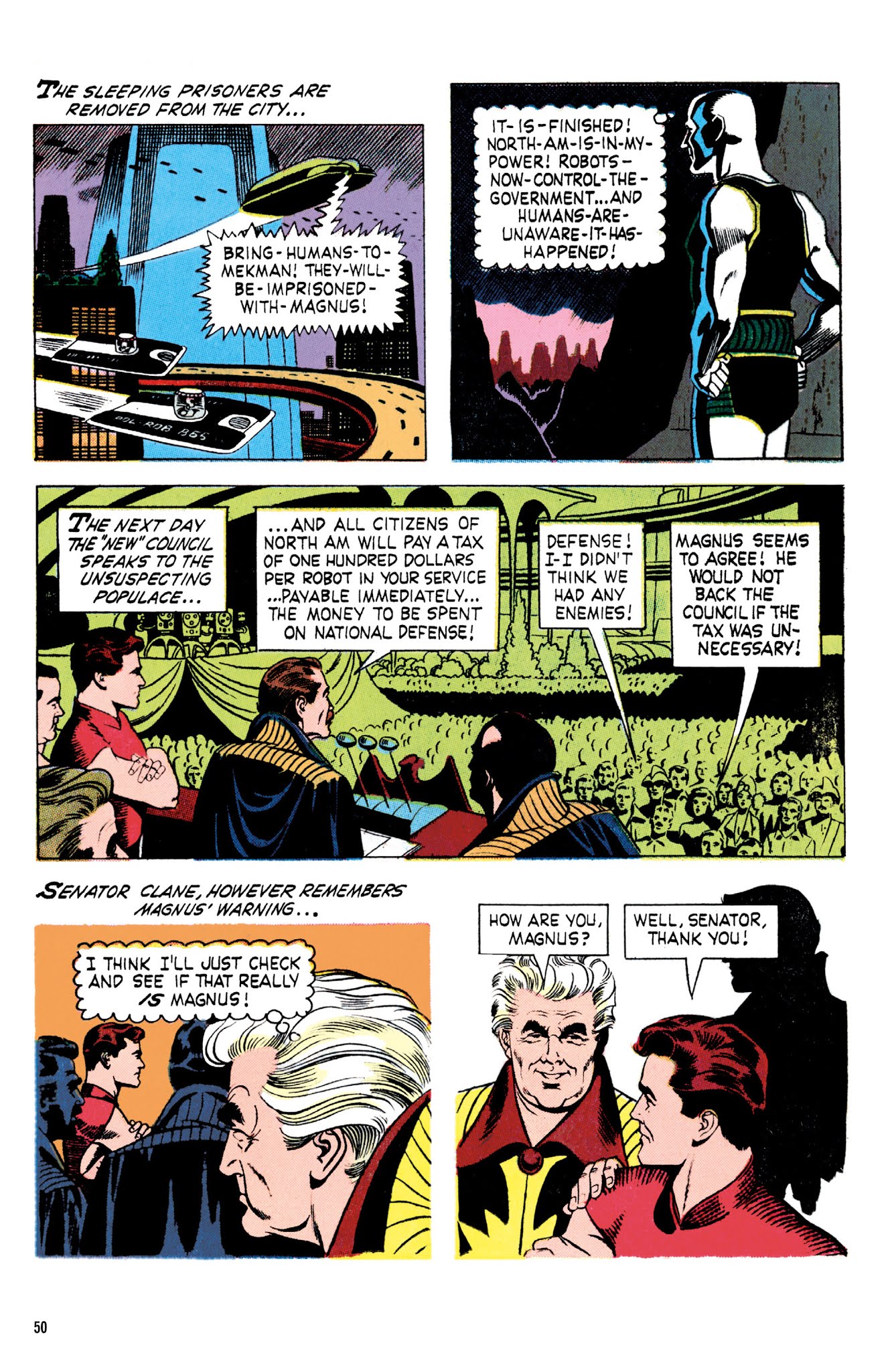 Read online Magnus, Robot Fighter Archives comic -  Issue # TPB 1 (Part 1) - 52