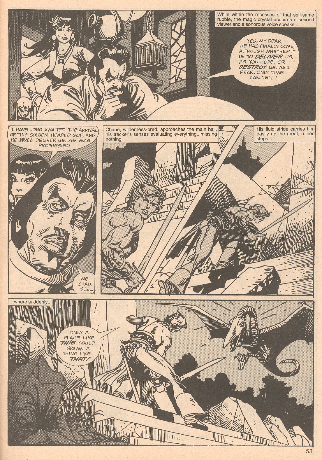 Read online The Savage Sword Of Conan comic -  Issue #67 - 53