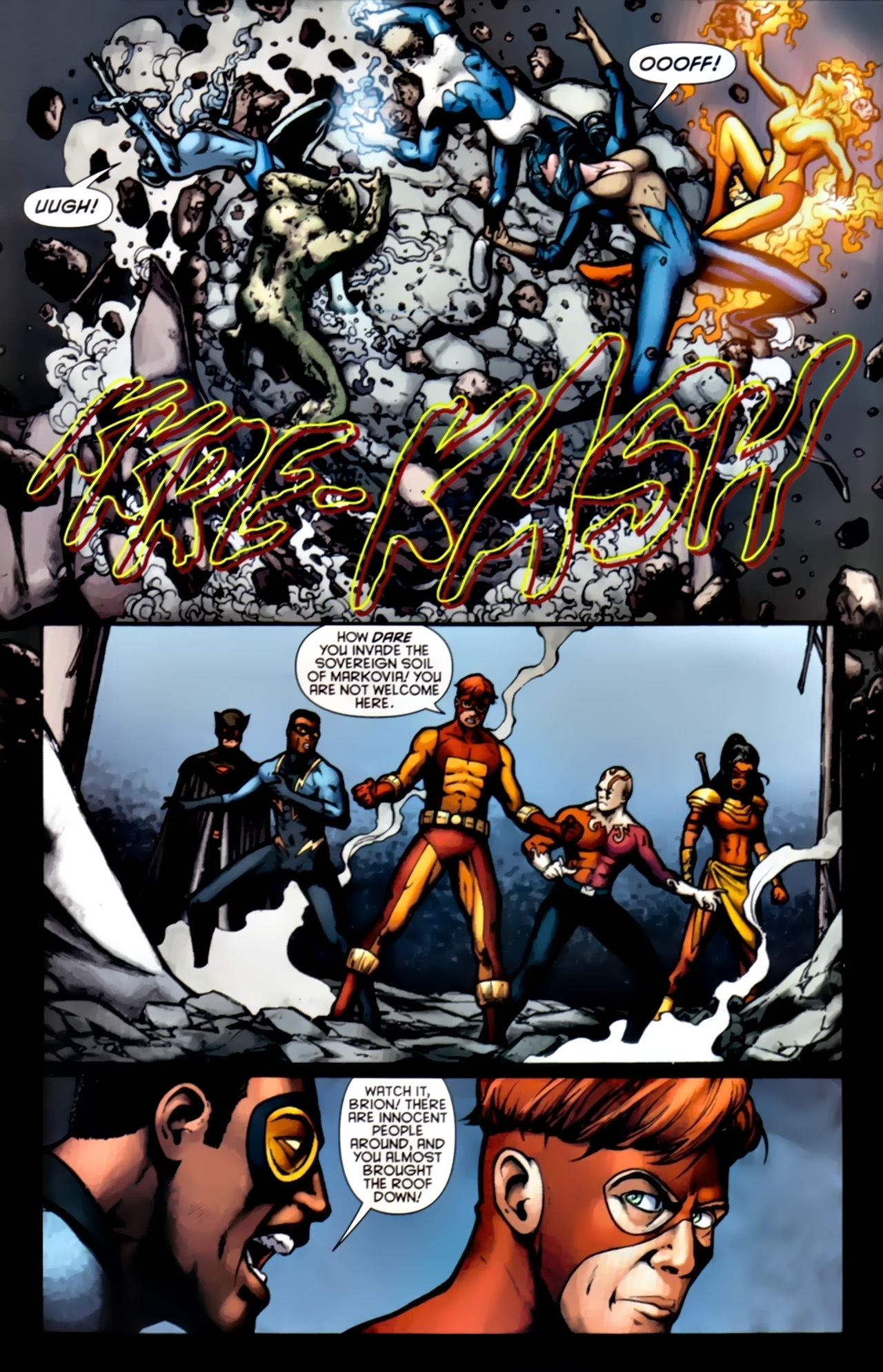 Read online The Outsiders (2009) comic -  Issue #27 - 17