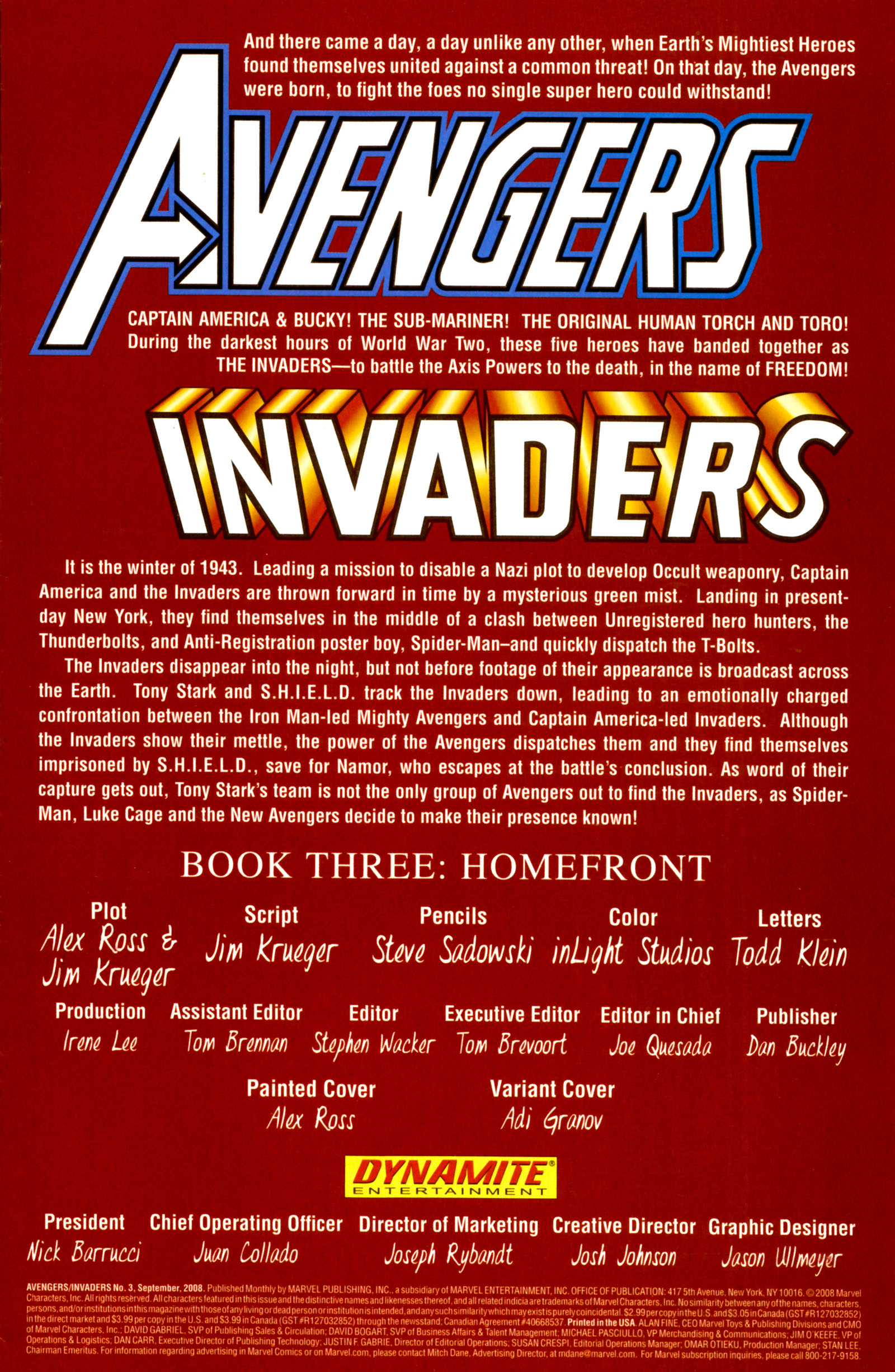 Avengers/Invaders Issue #3 #3 - English 2