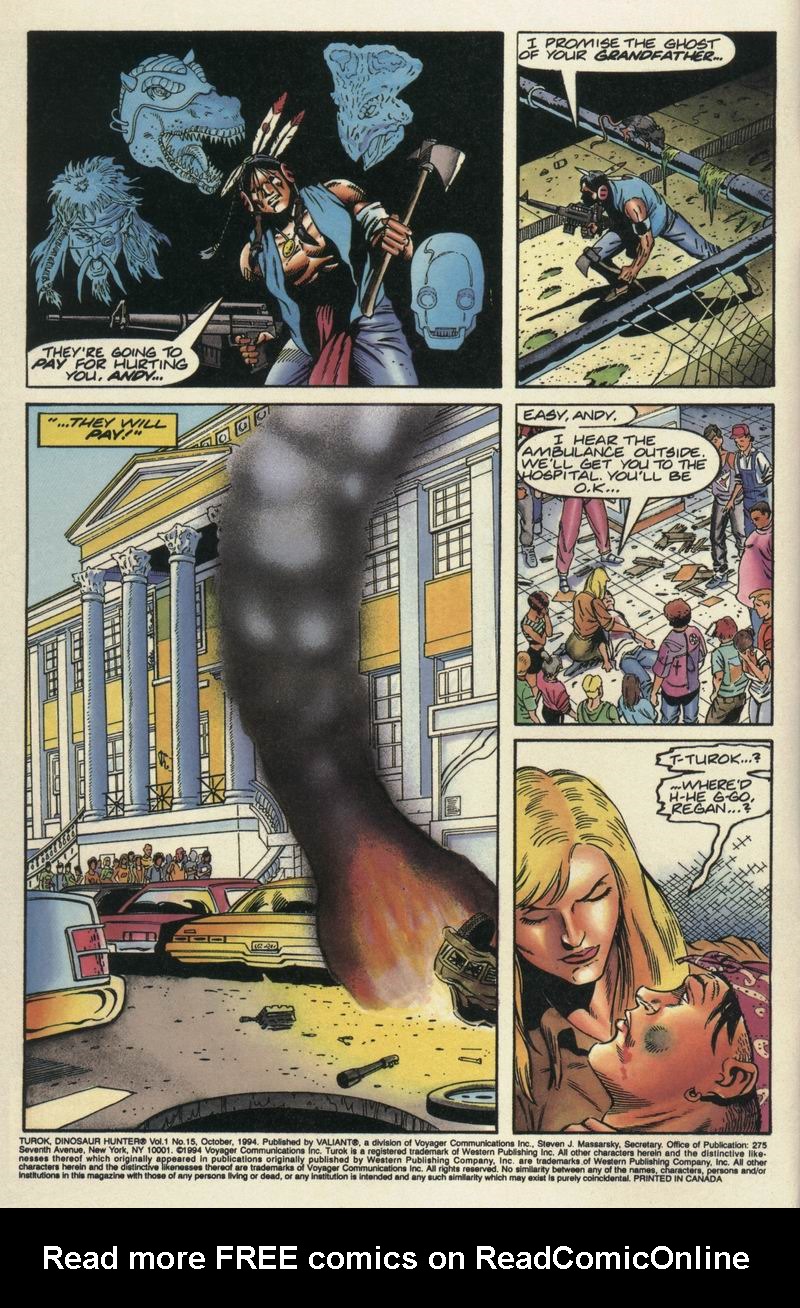 Read online Turok, Dinosaur Hunter (1993) comic -  Issue #15 - 3