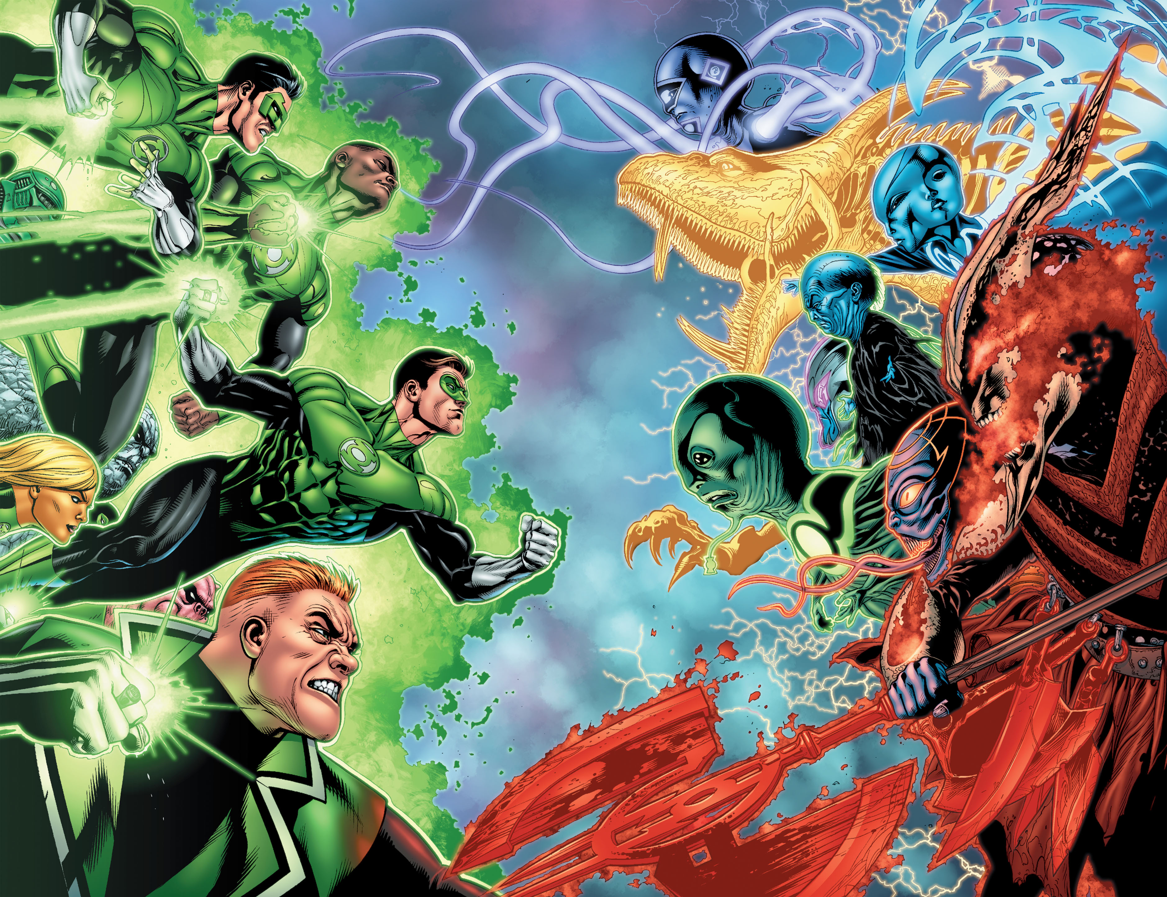 Read online Green Lantern: War of the Green Lanterns (2011) comic -  Issue # TPB - 217