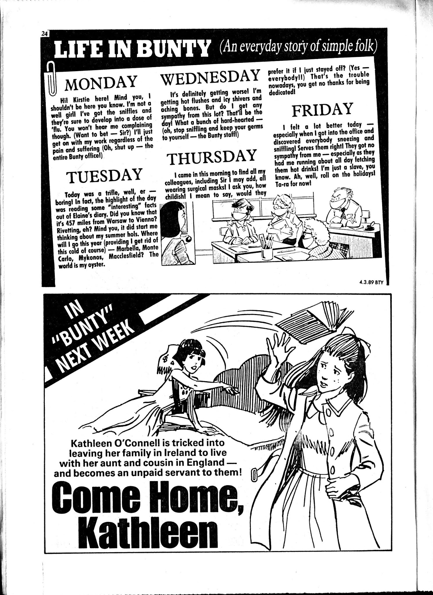 Read online Bunty comic -  Issue #1625 - 24