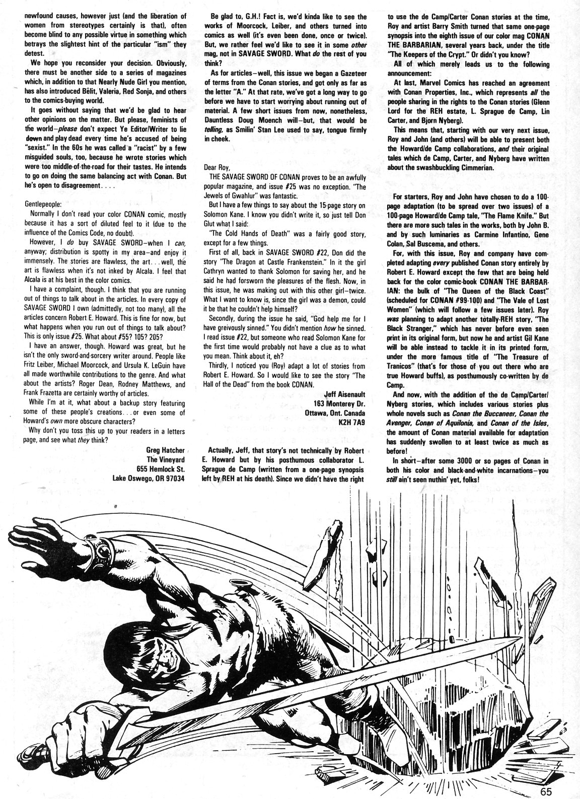 Read online The Savage Sword Of Conan comic -  Issue #30 - 64