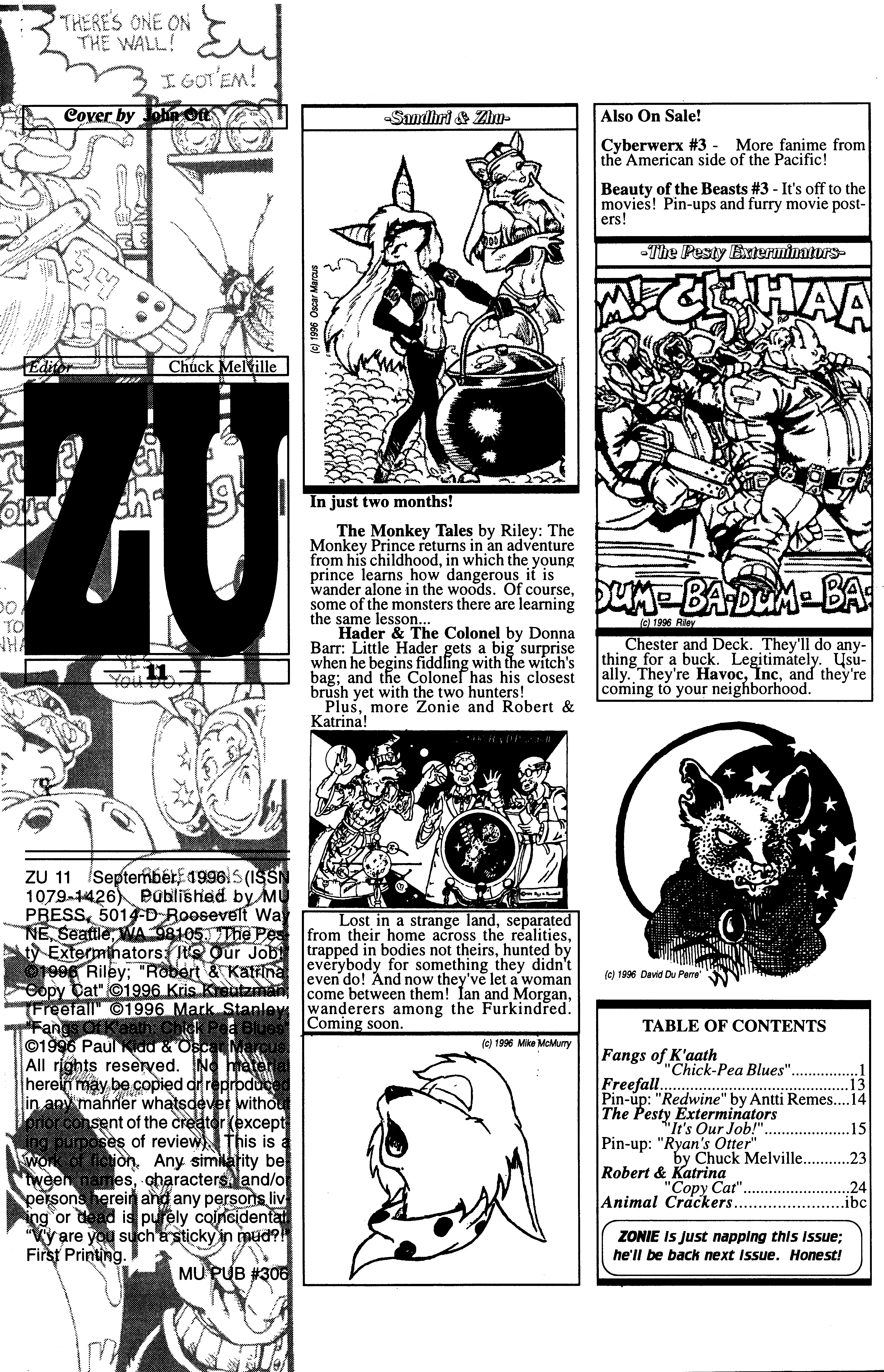 Read online ZU (1995) comic -  Issue #11 - 2
