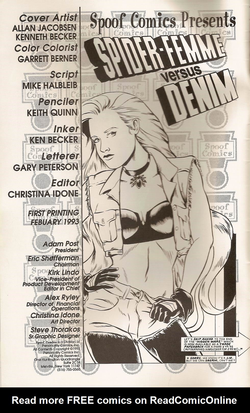 Read online Spider Femme Versus Denim comic -  Issue # Full - 2