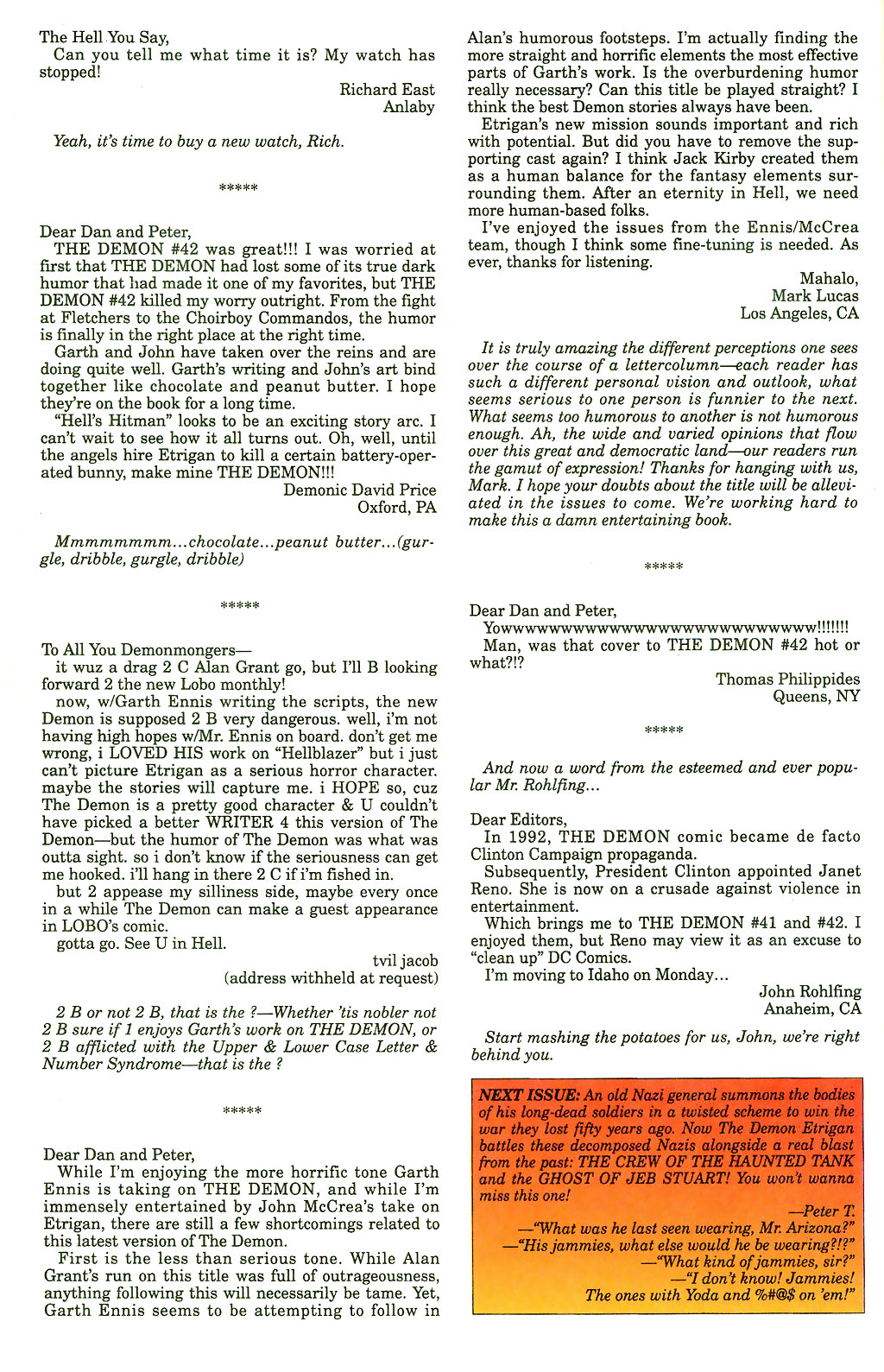 Read online The Demon (1990) comic -  Issue #45 - 27