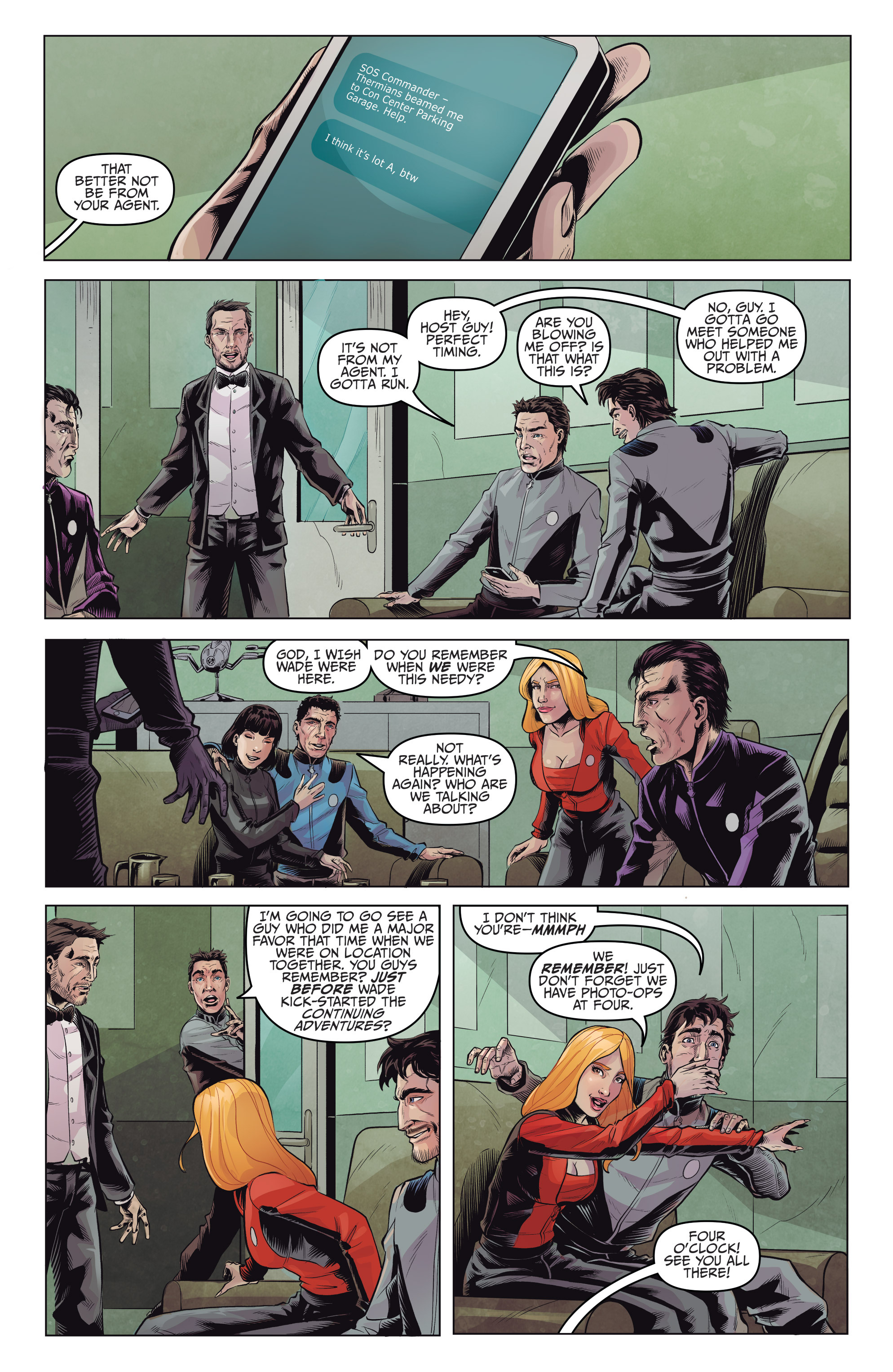 Read online Galaxy Quest: The Journey Continues comic -  Issue #1 - 16