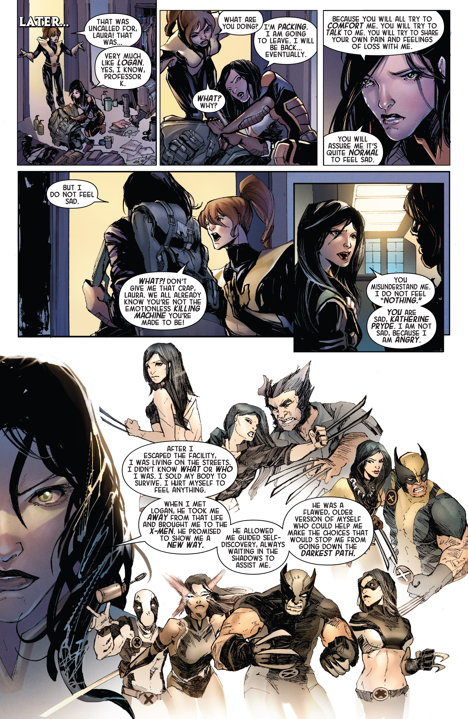 Read online Death of Wolverine: The Logan Legacy comic -  Issue #2 - 5
