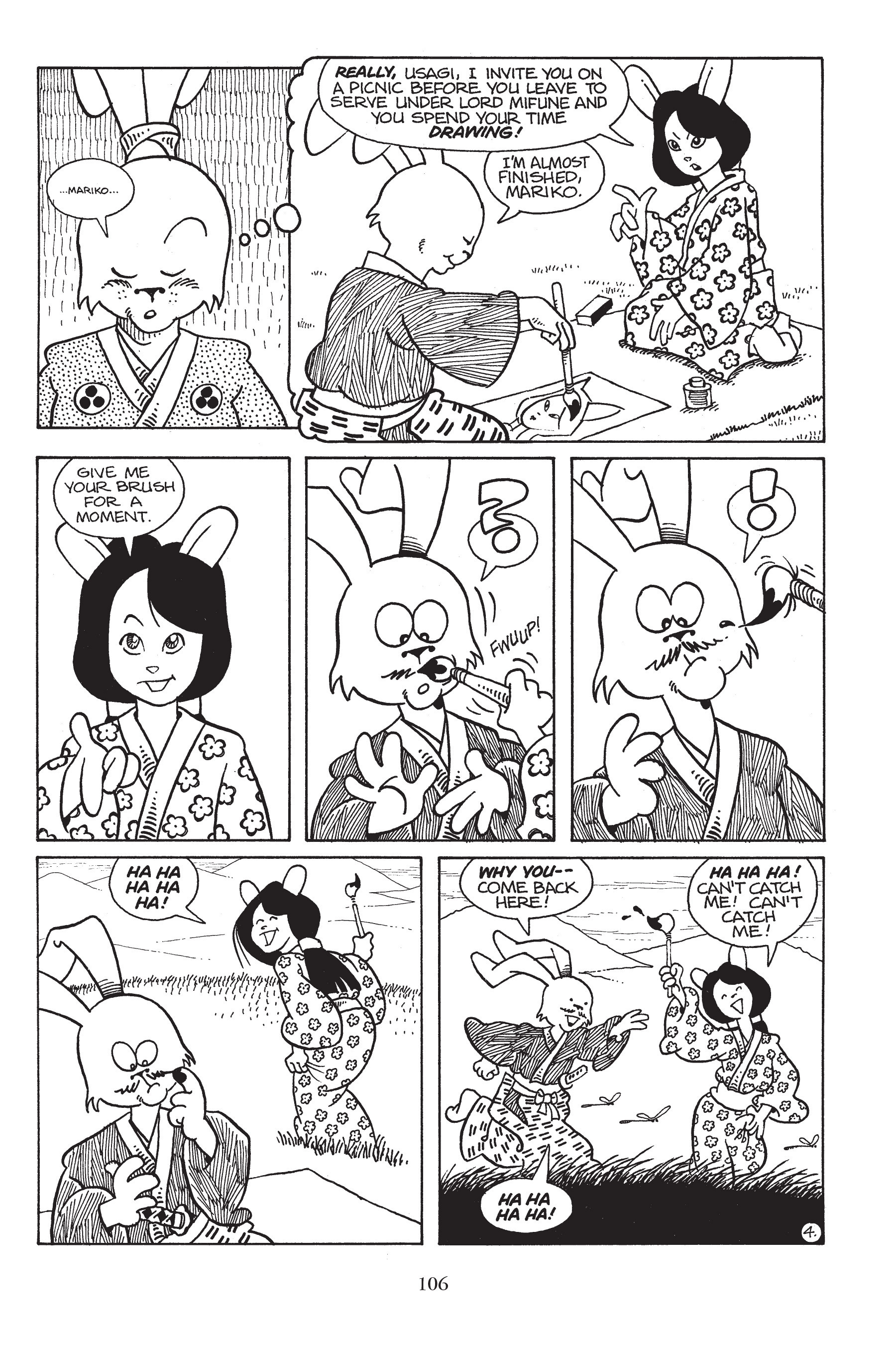 Read online Usagi Yojimbo (1987) comic -  Issue # _TPB 6 - 105