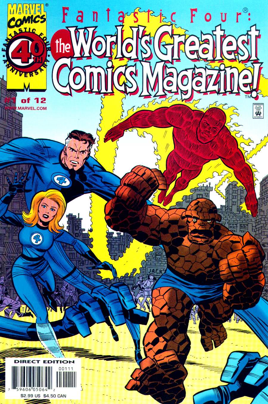Read online Fantastic Four: World's Greatest Comics Magazine comic -  Issue #1 - 1
