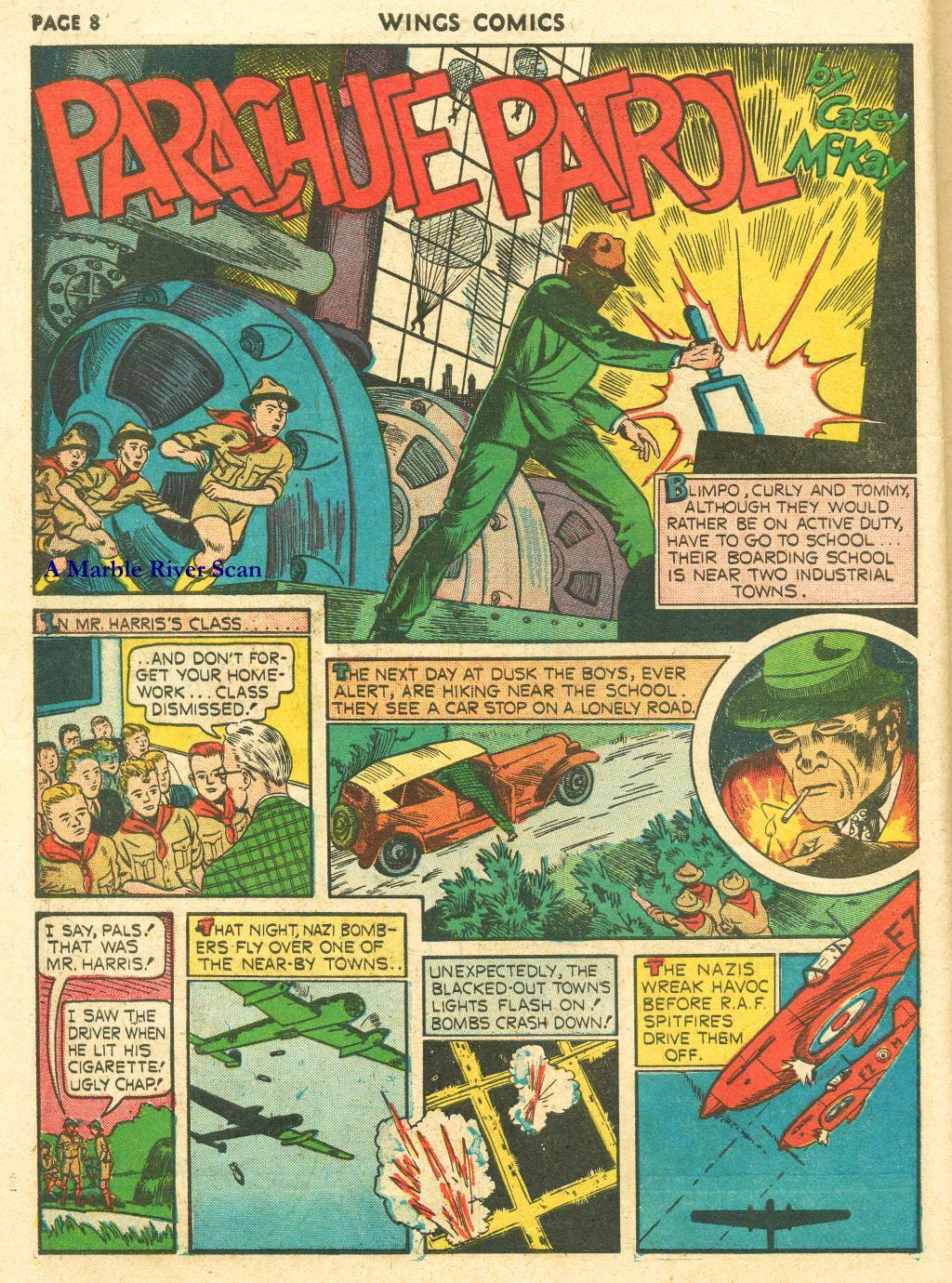 Read online Wings Comics comic -  Issue #10 - 10