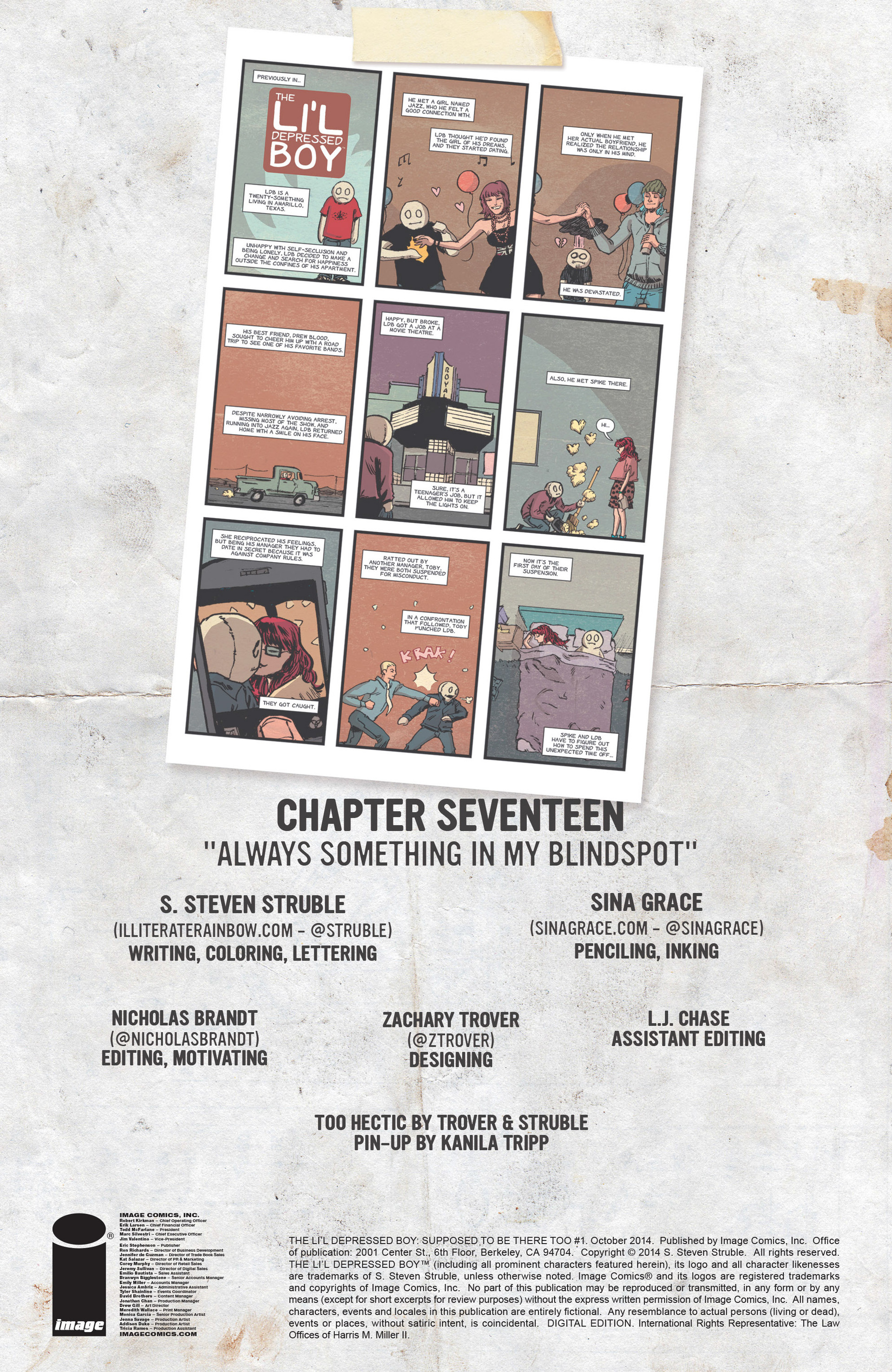 Read online The Li'l Depressed Boy: Supposed to Be There Too comic -  Issue #1 - 2