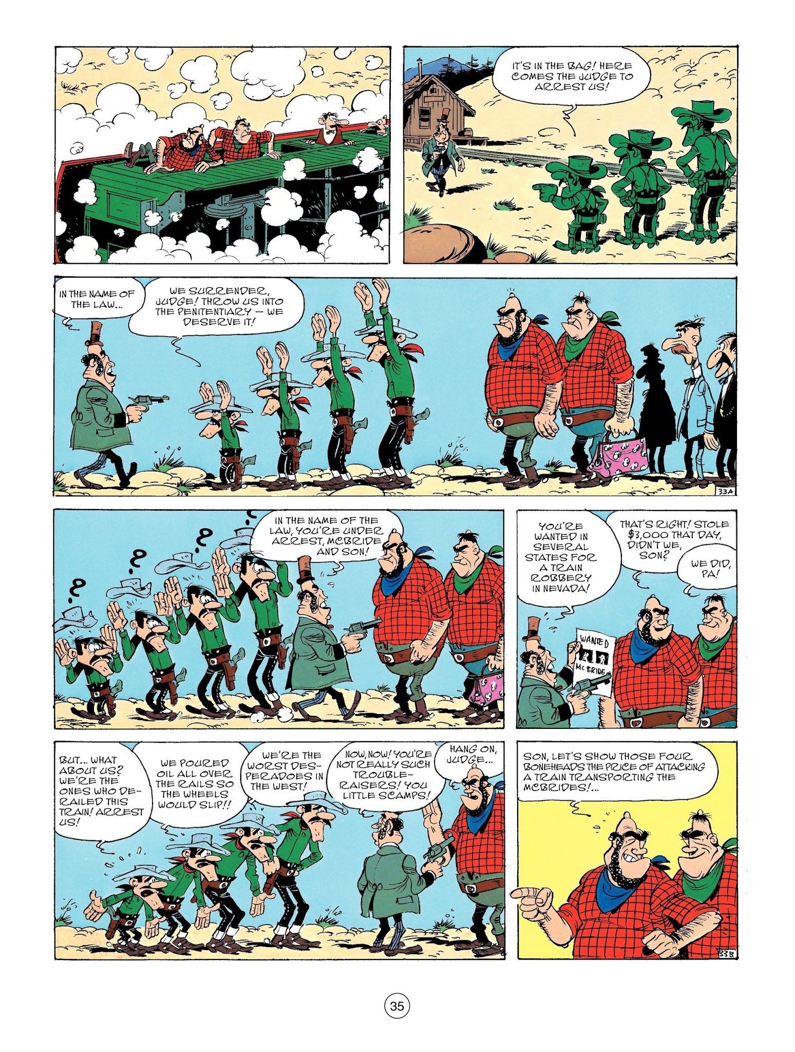 Read online A Lucky Luke Adventure comic -  Issue #58 - 35