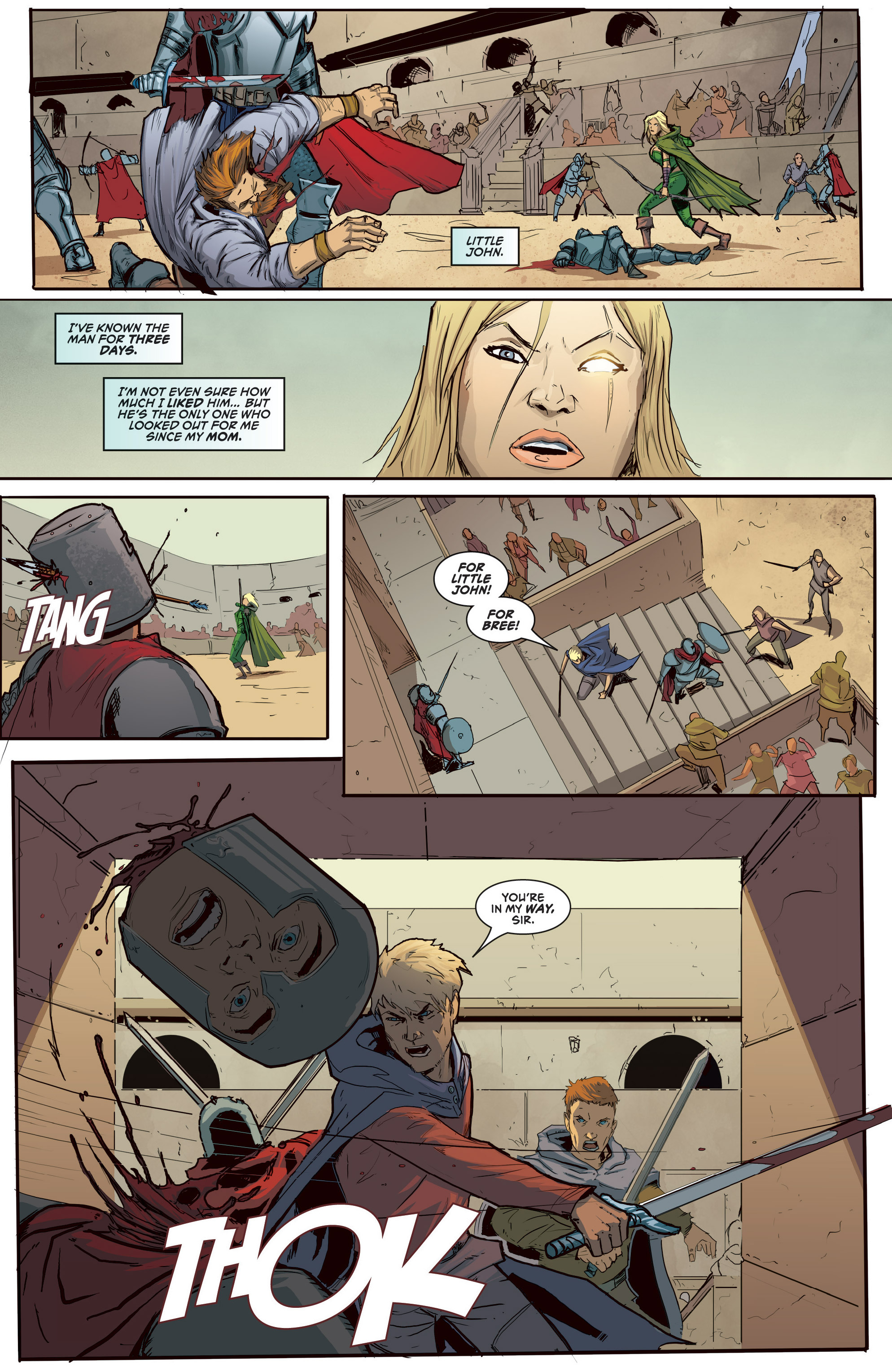 Read online Grimm Fairy Tales presents Robyn Hood (2012) comic -  Issue #5 - 6