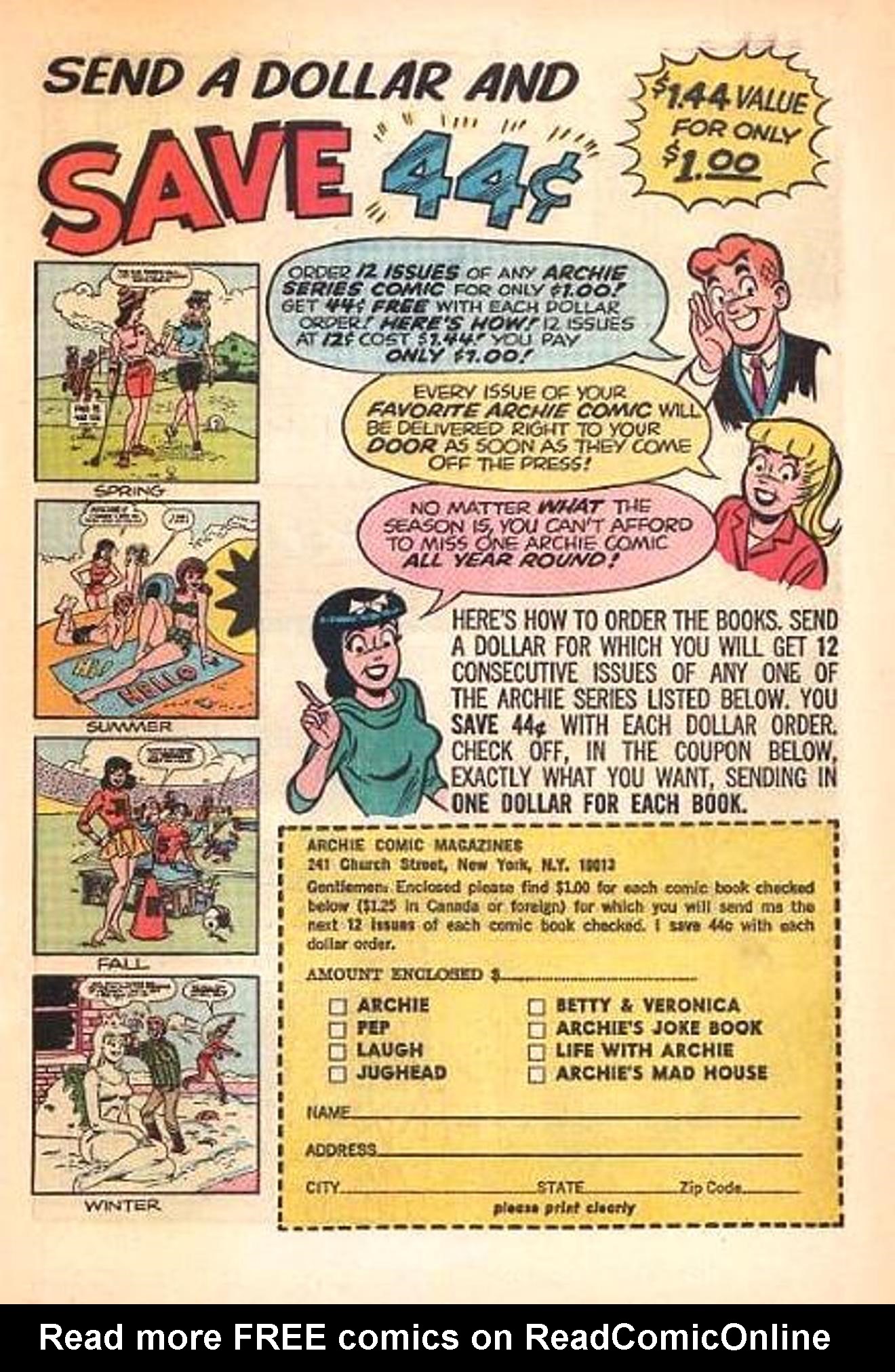 Read online Archie's Joke Book Magazine comic -  Issue #87 - 19