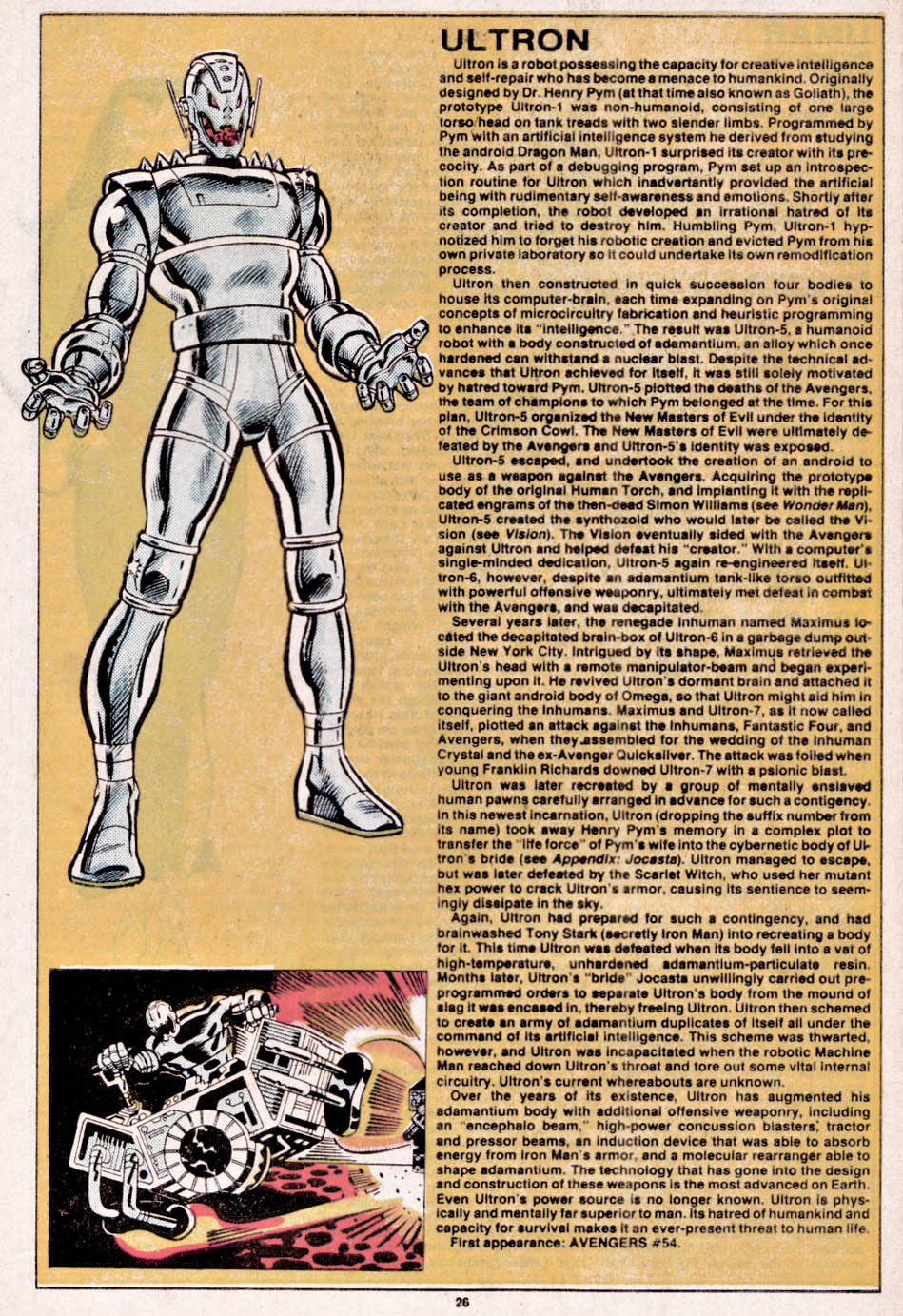 Read online The Official Handbook of the Marvel Universe comic -  Issue #11 - 27
