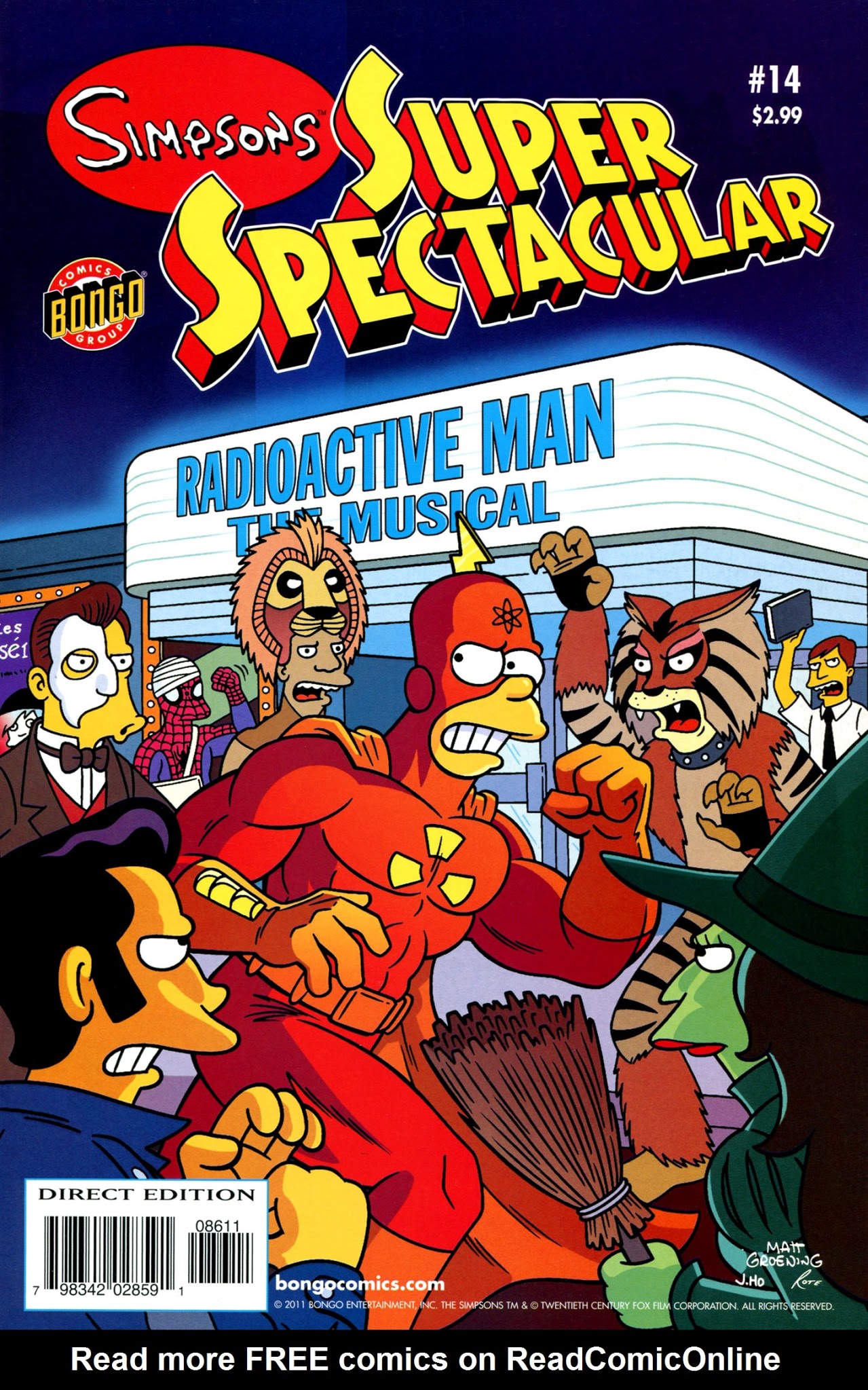 Read online Bongo Comics Presents Simpsons Super Spectacular comic -  Issue #14 - 1