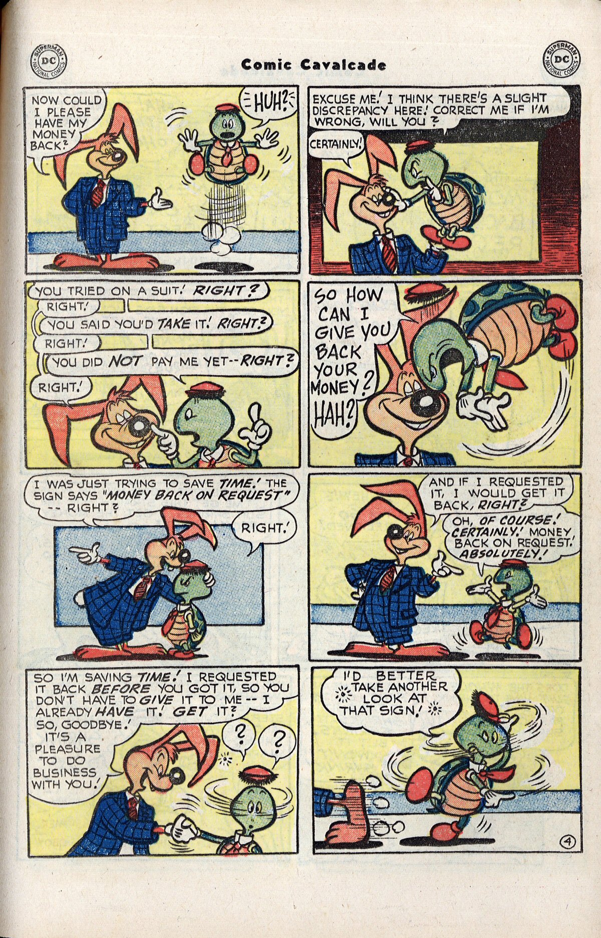 Read online Comic Cavalcade comic -  Issue #59 - 23