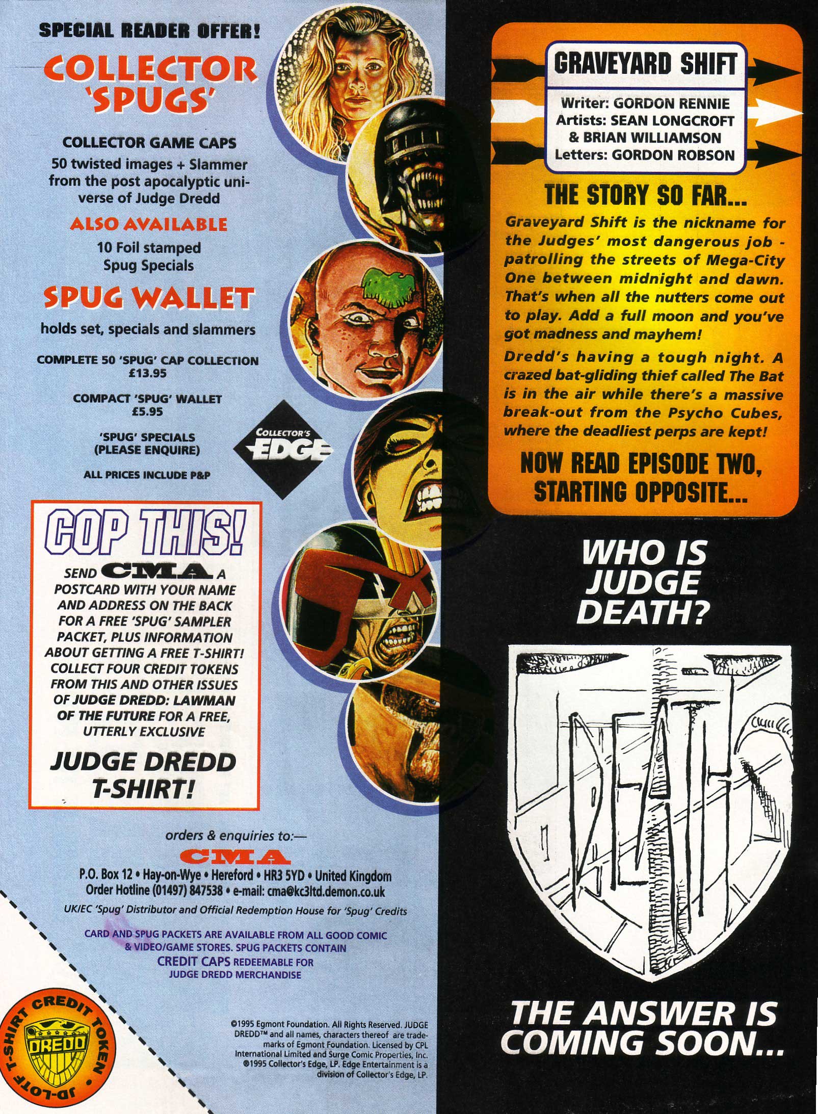 Read online Judge Dredd Lawman of the Future comic -  Issue #6 - 19