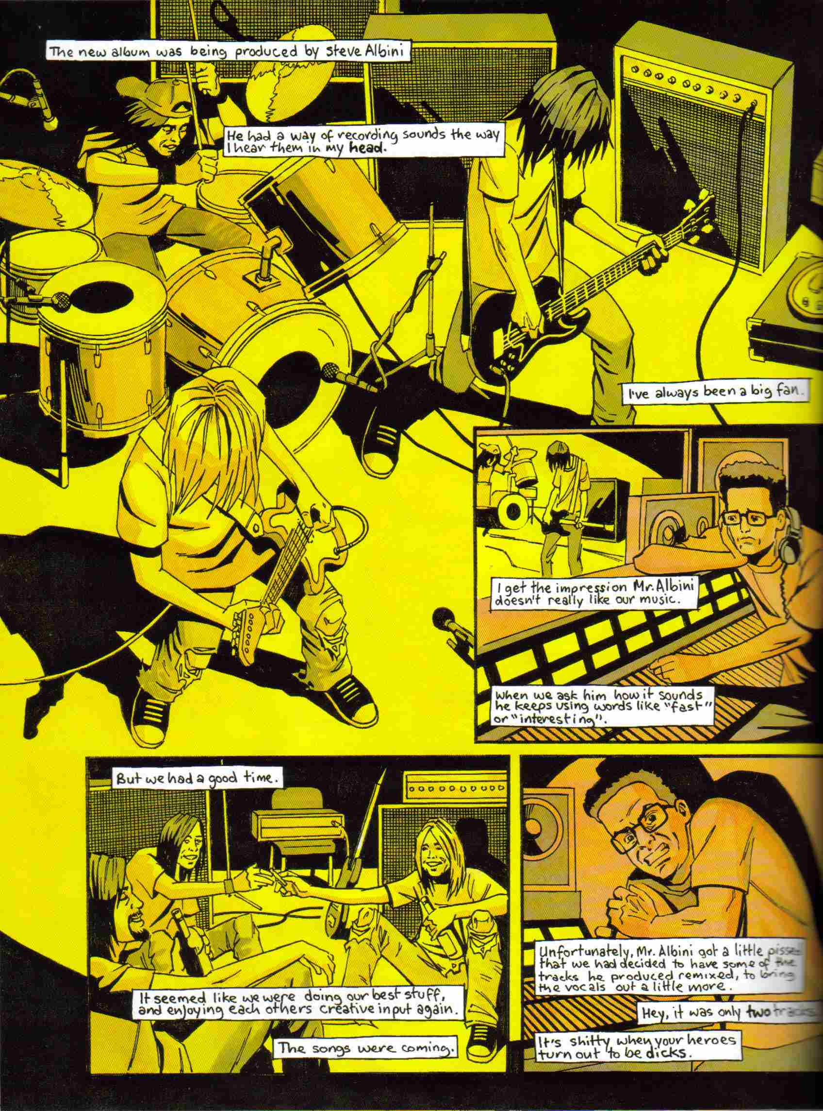 Read online GodSpeed: The Kurt Cobain Graphic comic -  Issue # TPB - 75