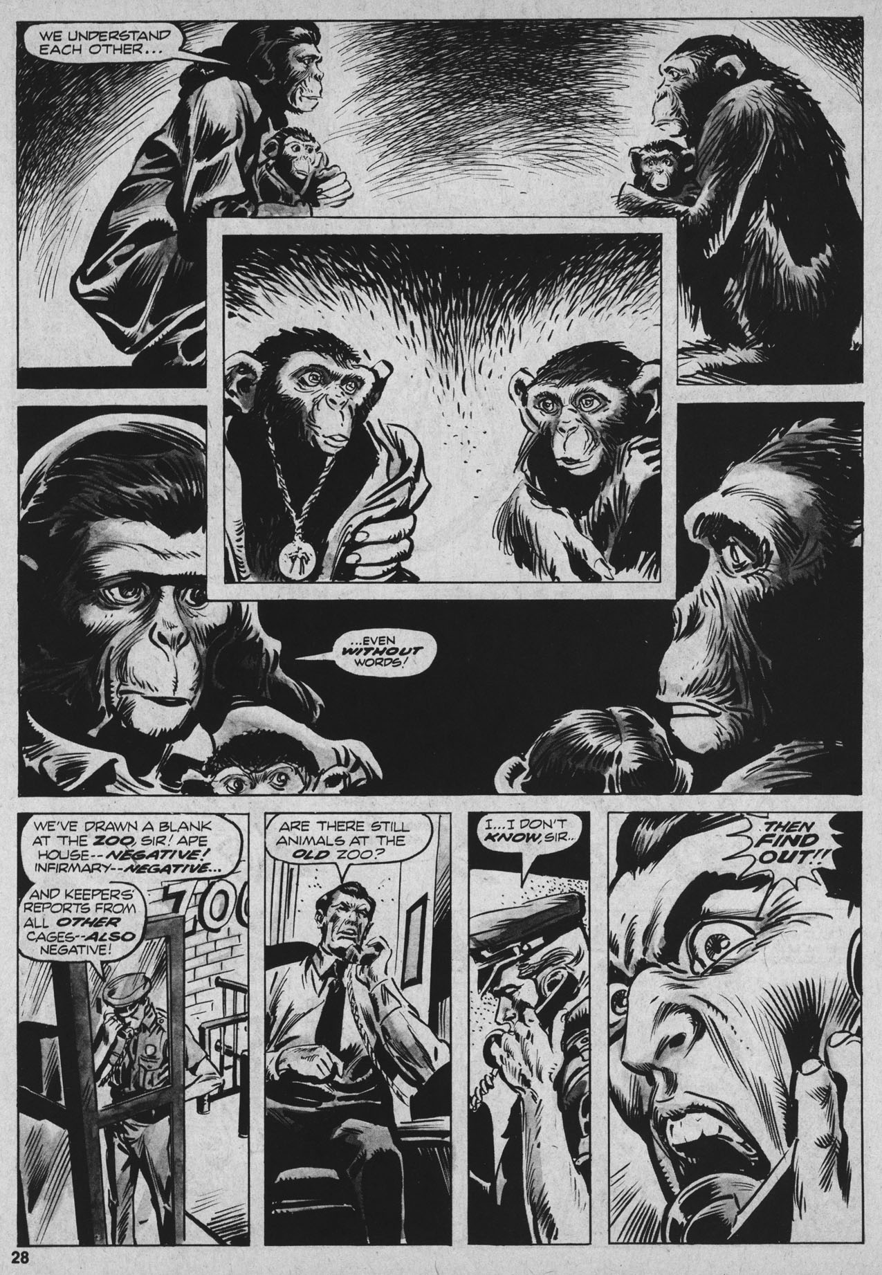 Read online Planet of the Apes comic -  Issue #16 - 28
