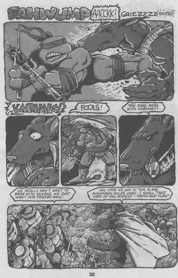 Read online Teenage Mutant Ninja Turtles (1984) comic -  Issue #32 - 35