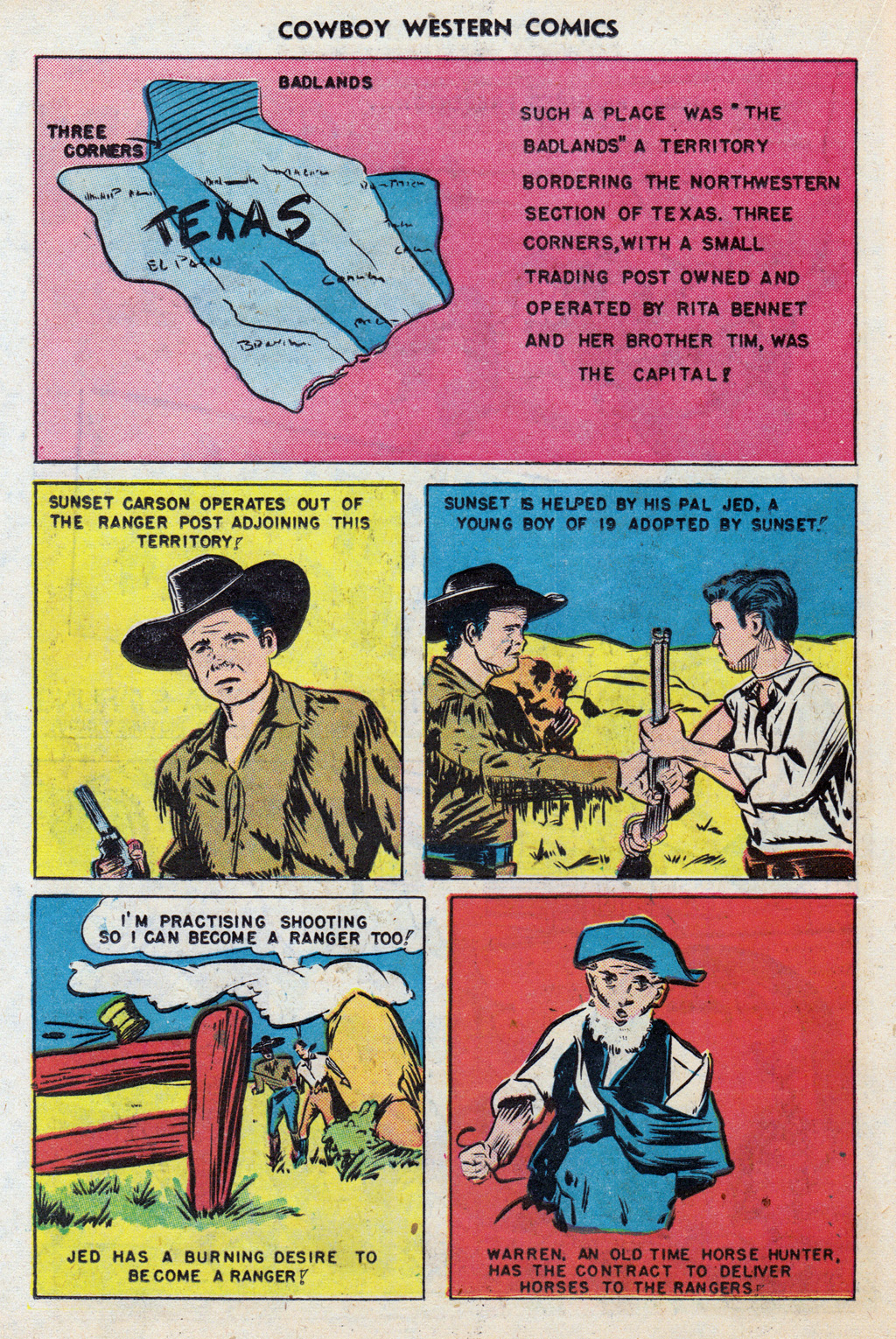 Read online Cowboy Western Comics (1948) comic -  Issue #28 - 22