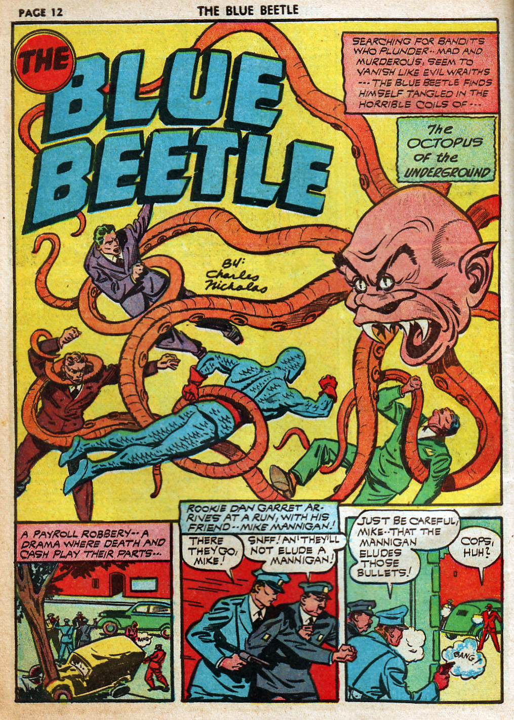 Read online The Blue Beetle comic -  Issue #11 - 14