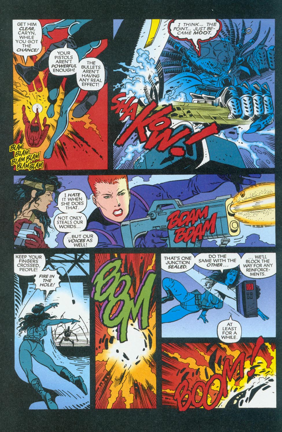 Read online Aliens/Predator: The Deadliest of the Species comic -  Issue #9 - 17