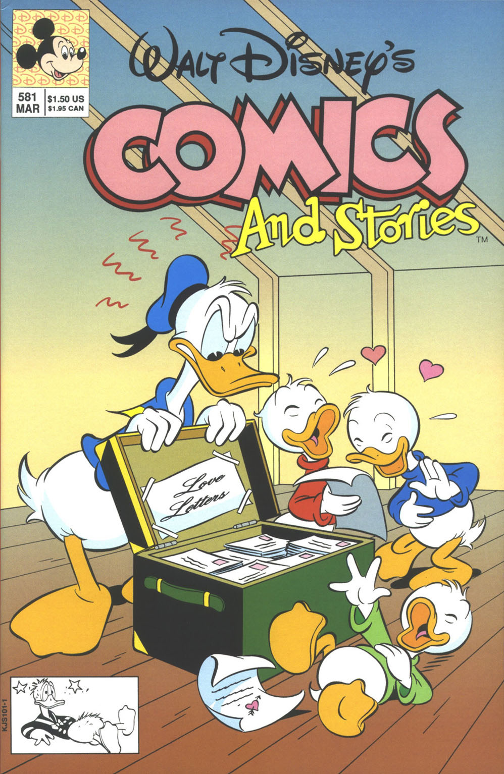 Read online Walt Disney's Comics and Stories comic -  Issue #581 - 1
