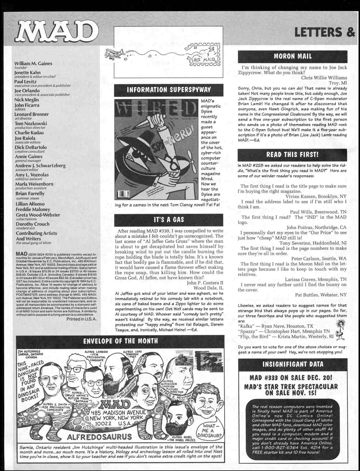 Read online MAD comic -  Issue #332 - 4