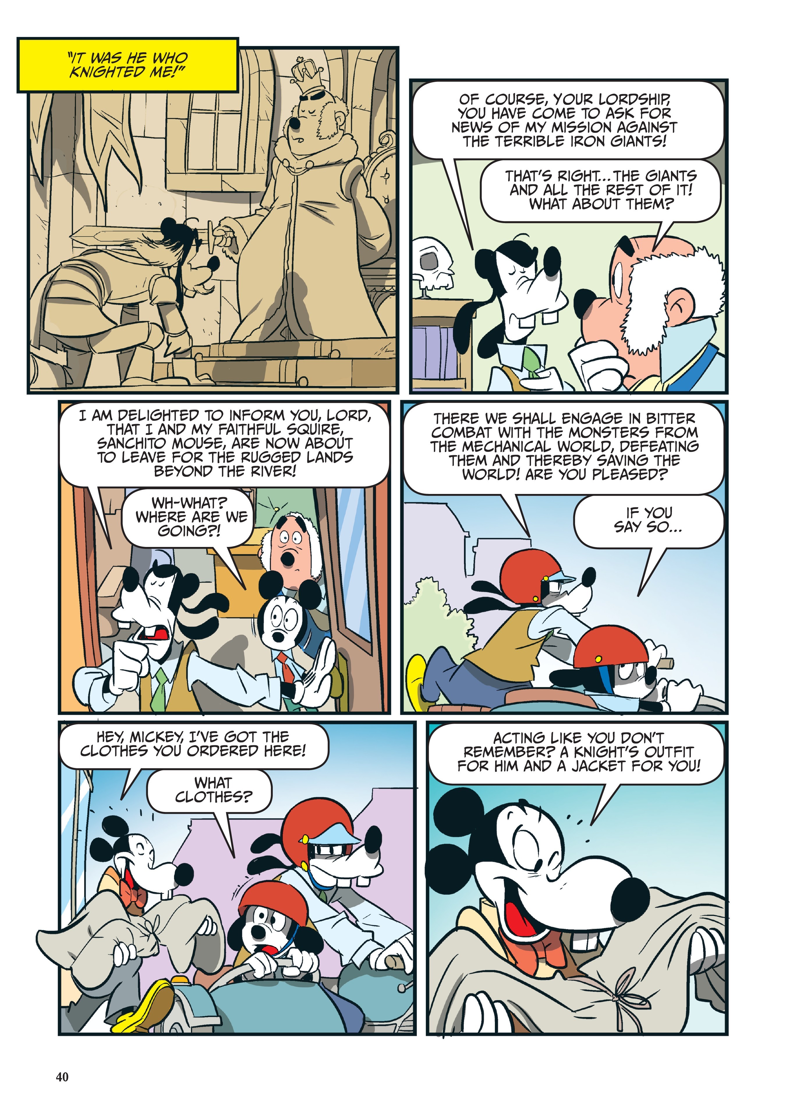 Read online Disney Don Quixote, Starring Goofy and Mickey Mouse comic -  Issue # TPB - 41