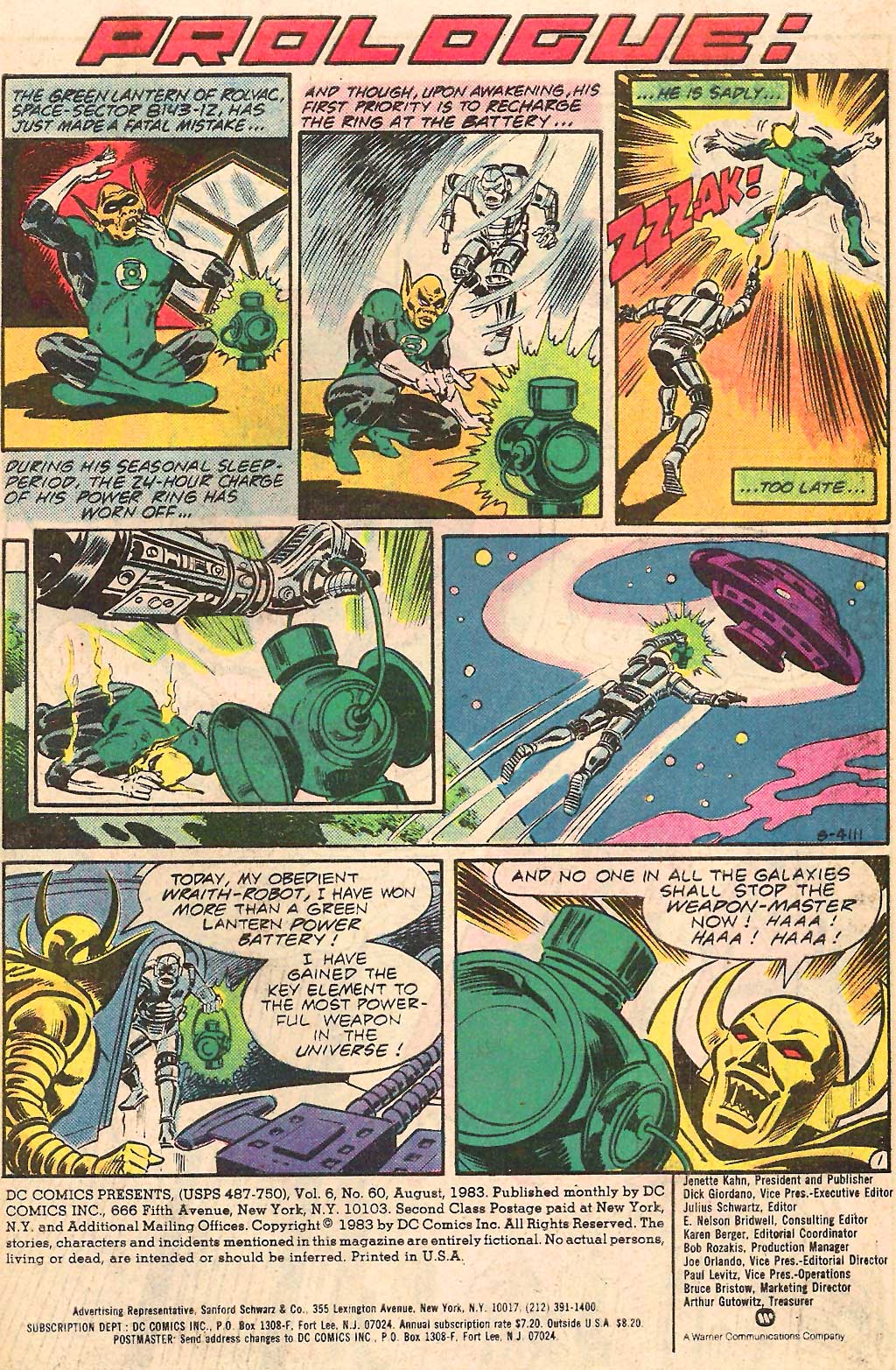 Read online DC Comics Presents comic -  Issue #60 - 2