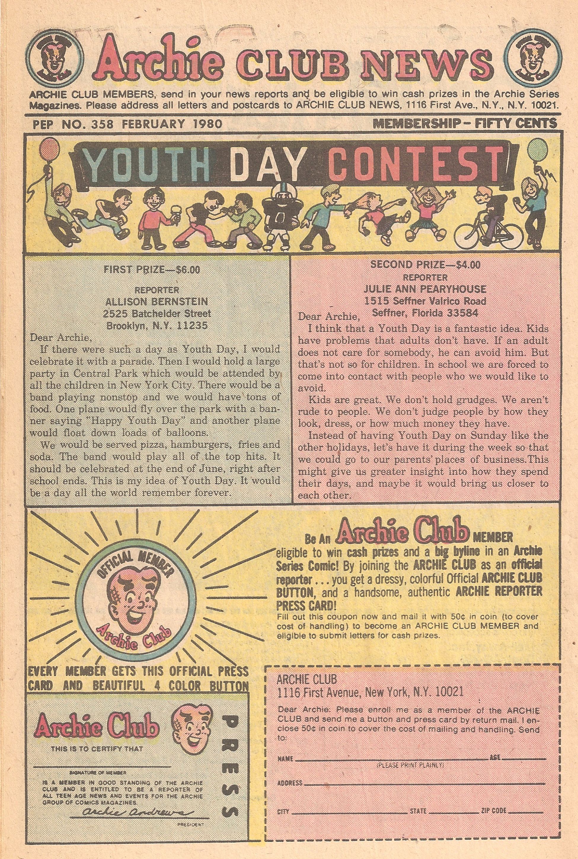 Read online Pep Comics comic -  Issue #358 - 26