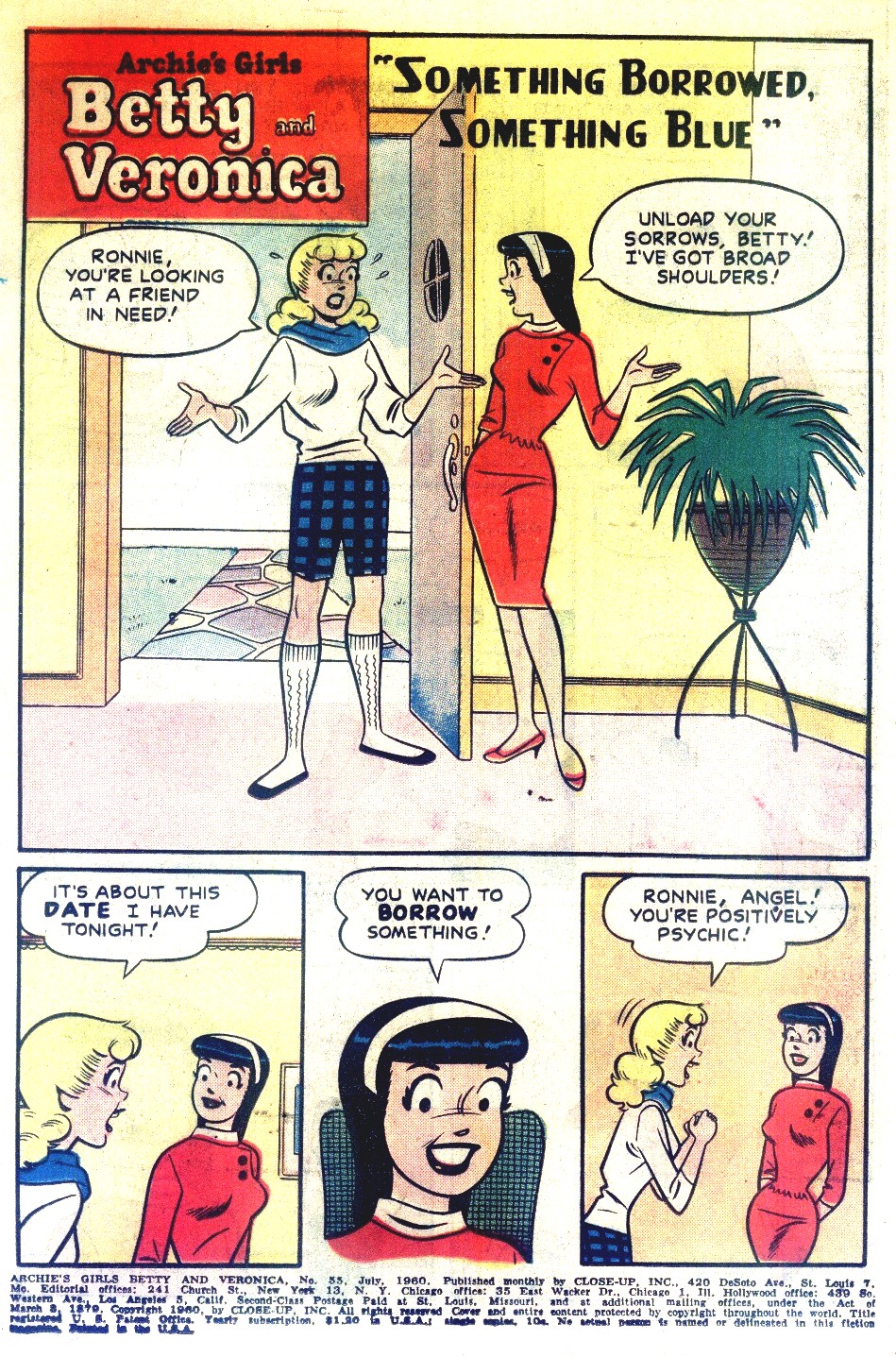 Read online Archie's Girls Betty and Veronica comic -  Issue #55 - 3