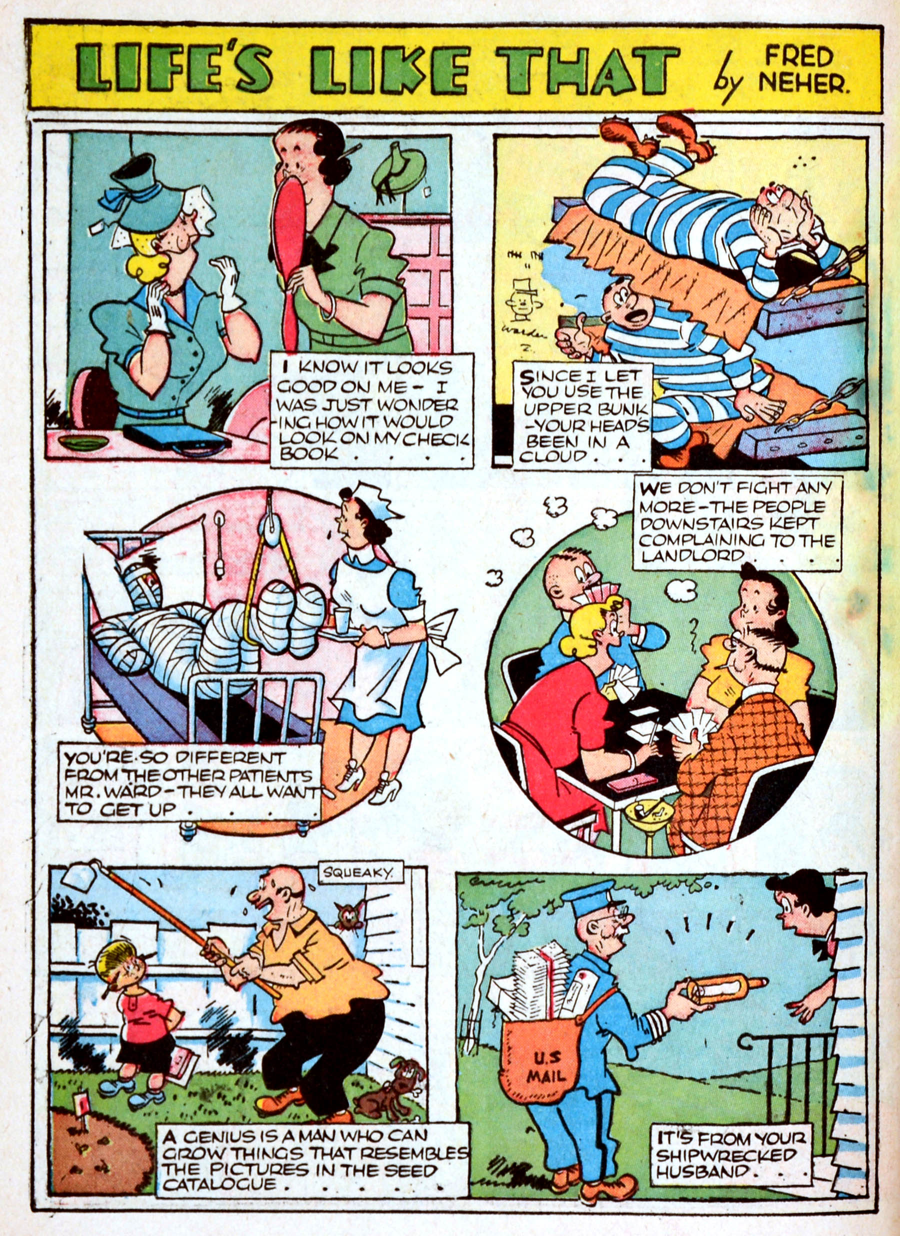 Read online Famous Funnies comic -  Issue #70 - 57